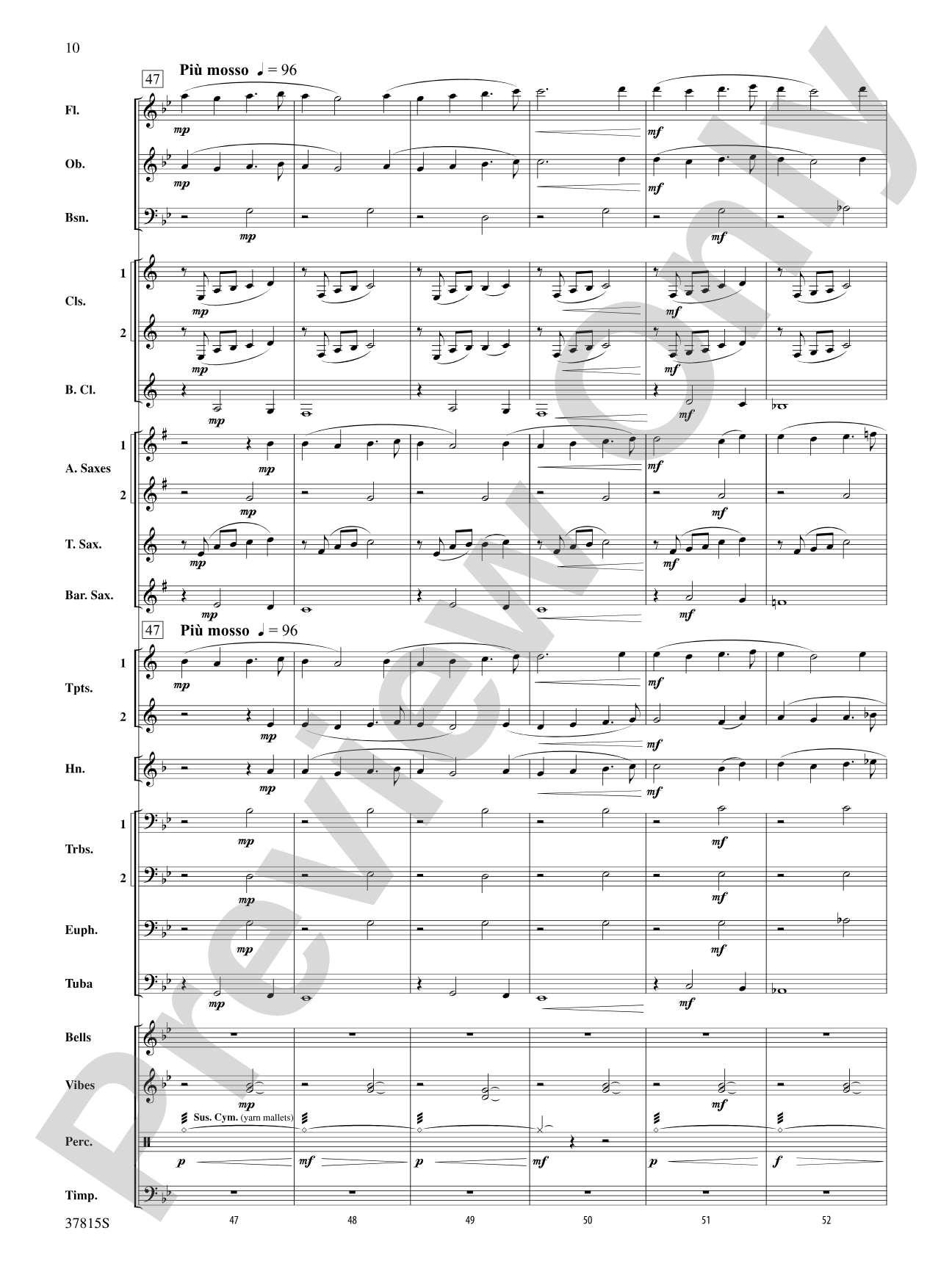 Song of a Summer Night: Concert Band Conductor Score & Parts