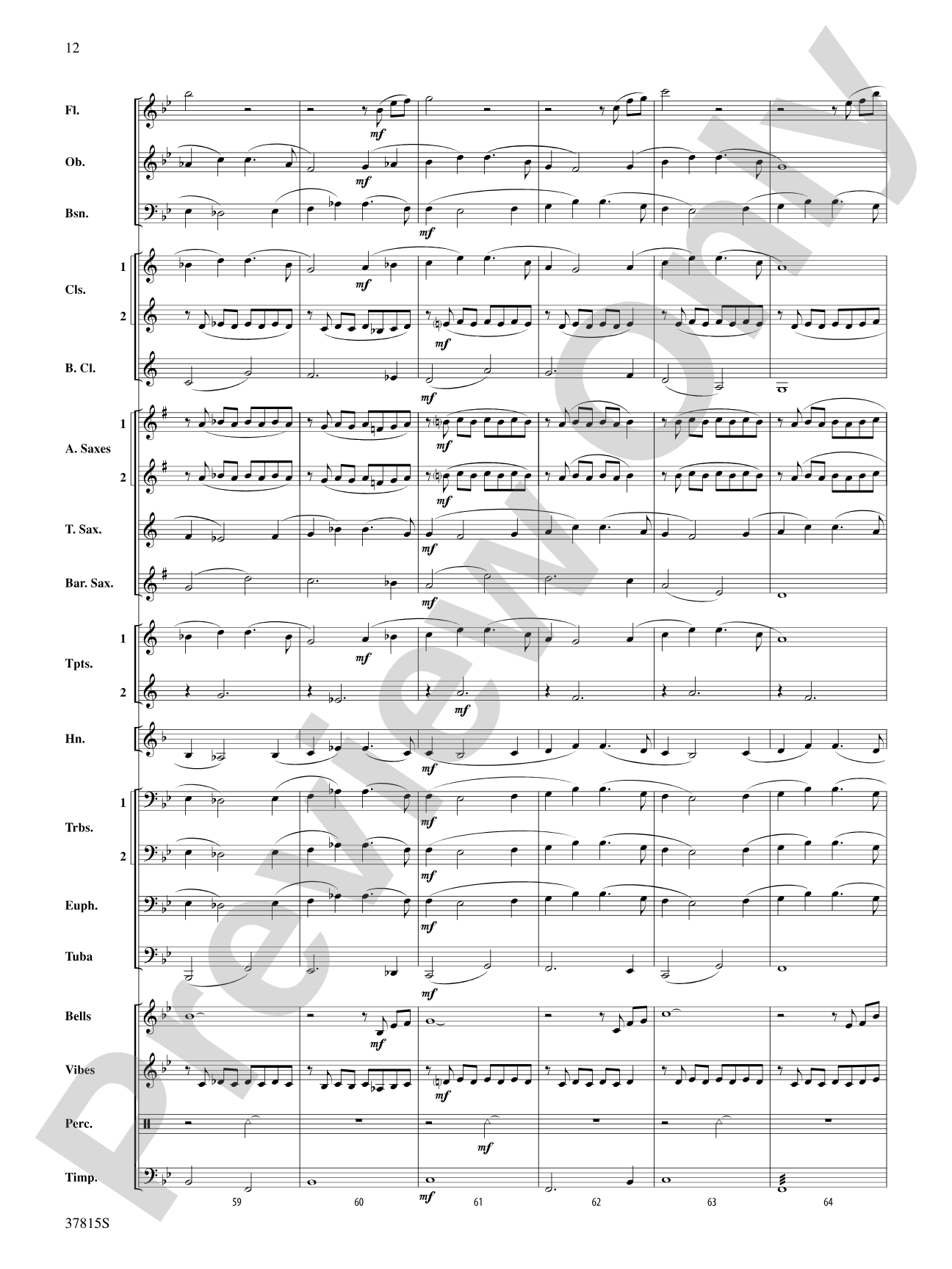 Song of a Summer Night: Concert Band Conductor Score & Parts