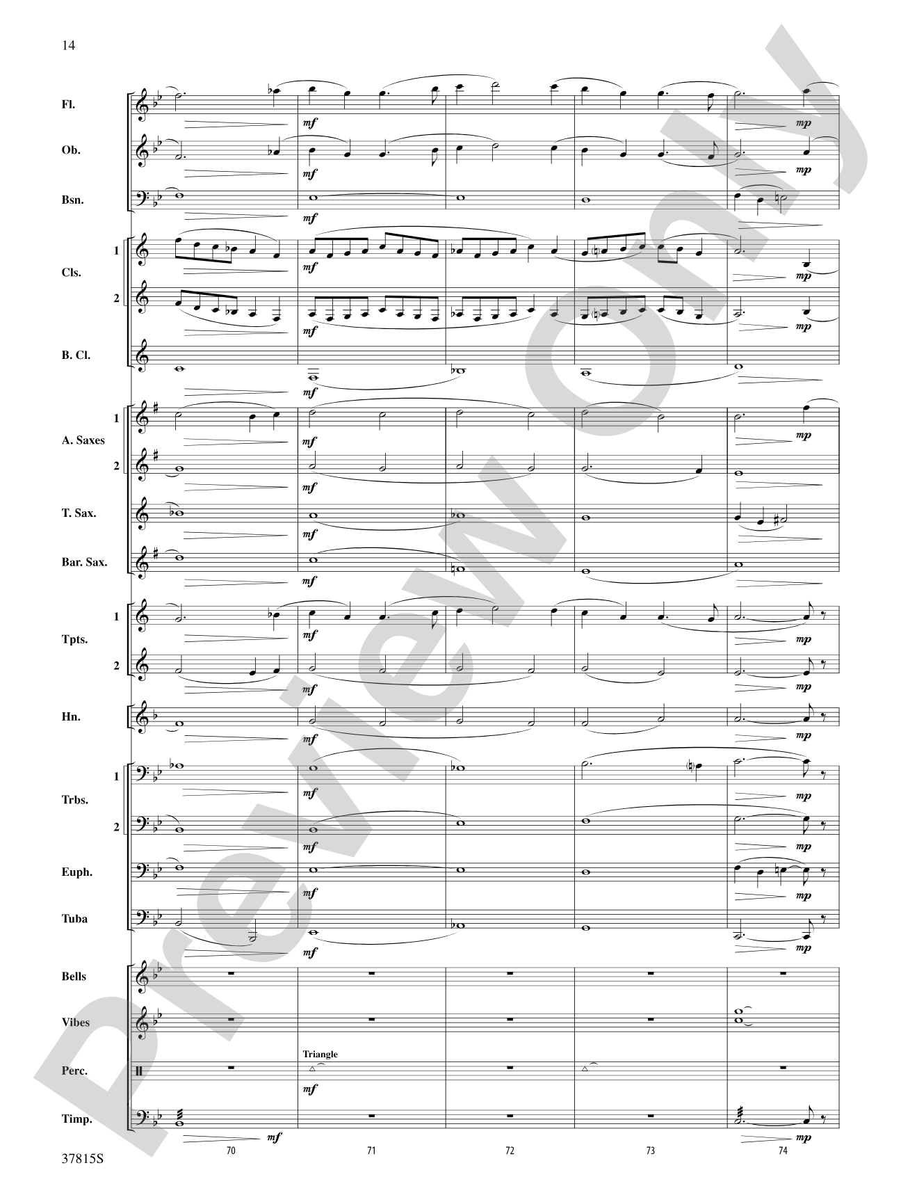 Song of a Summer Night: Concert Band Conductor Score & Parts