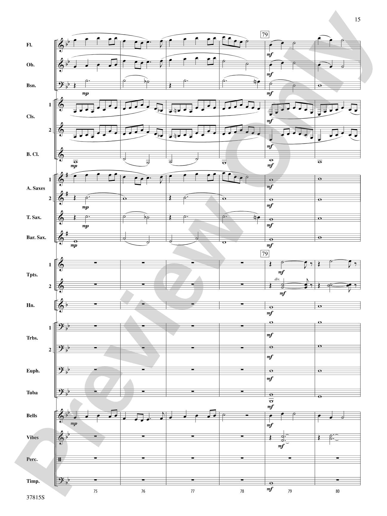 Song of a Summer Night: Concert Band Conductor Score & Parts