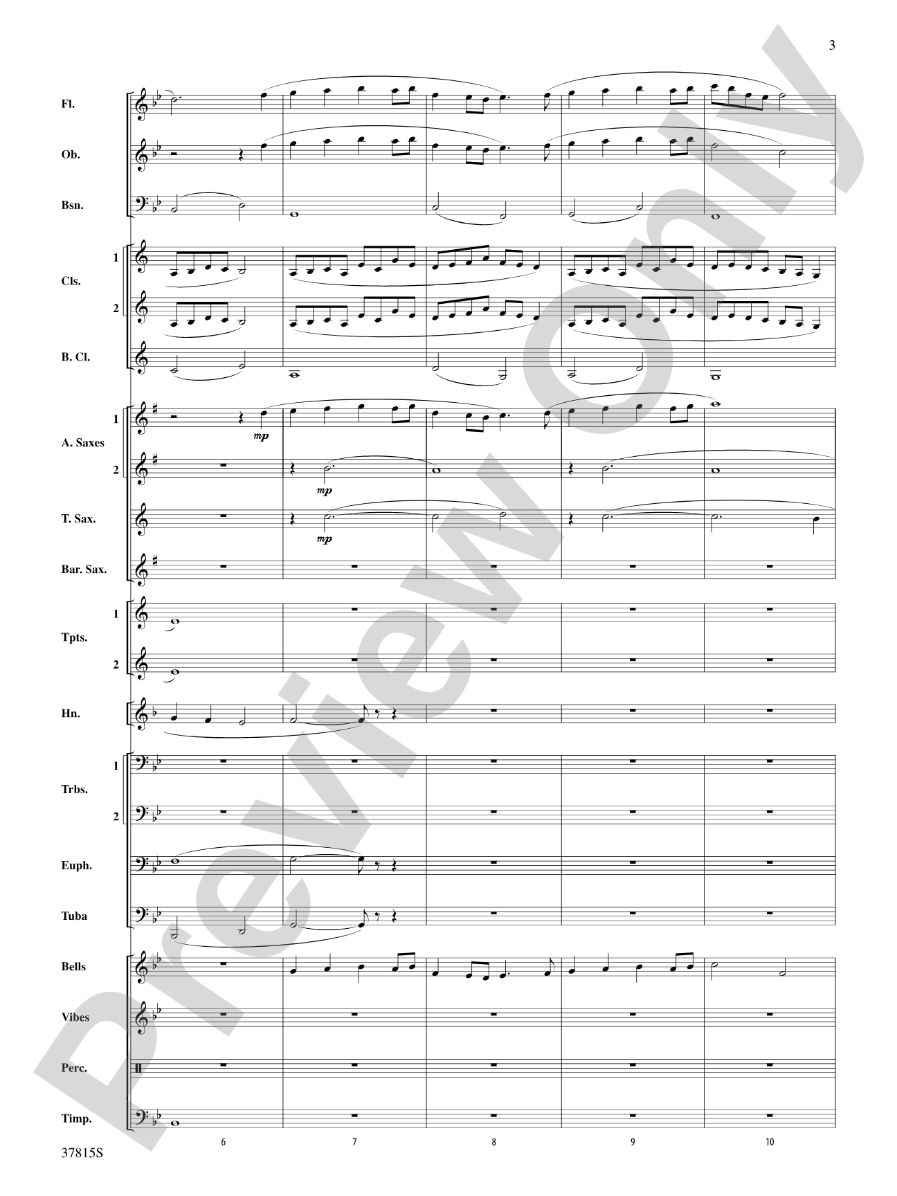 Song of a Summer Night: Concert Band Conductor Score & Parts