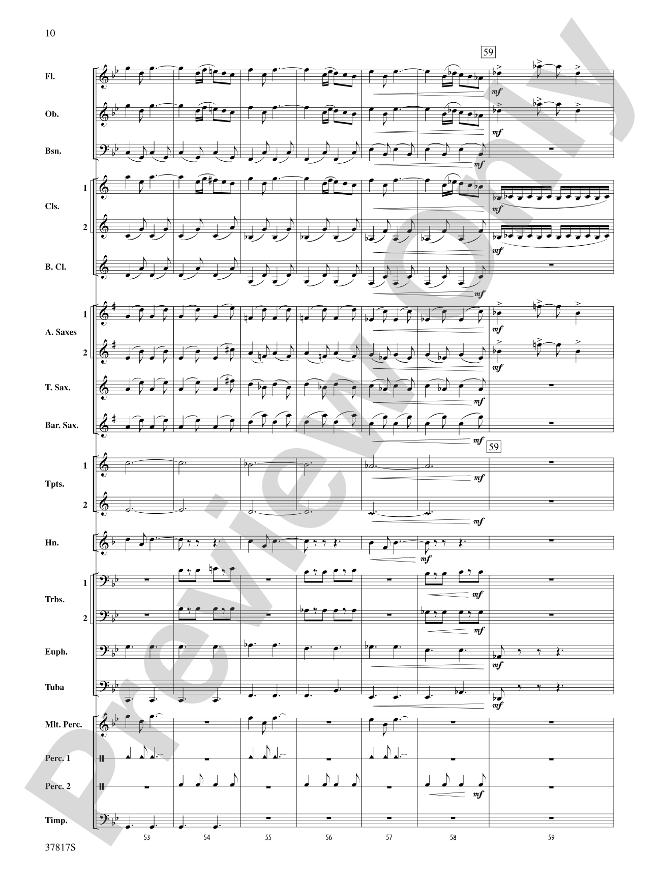 La Tregenda: Concert Band Conductor Score & Parts