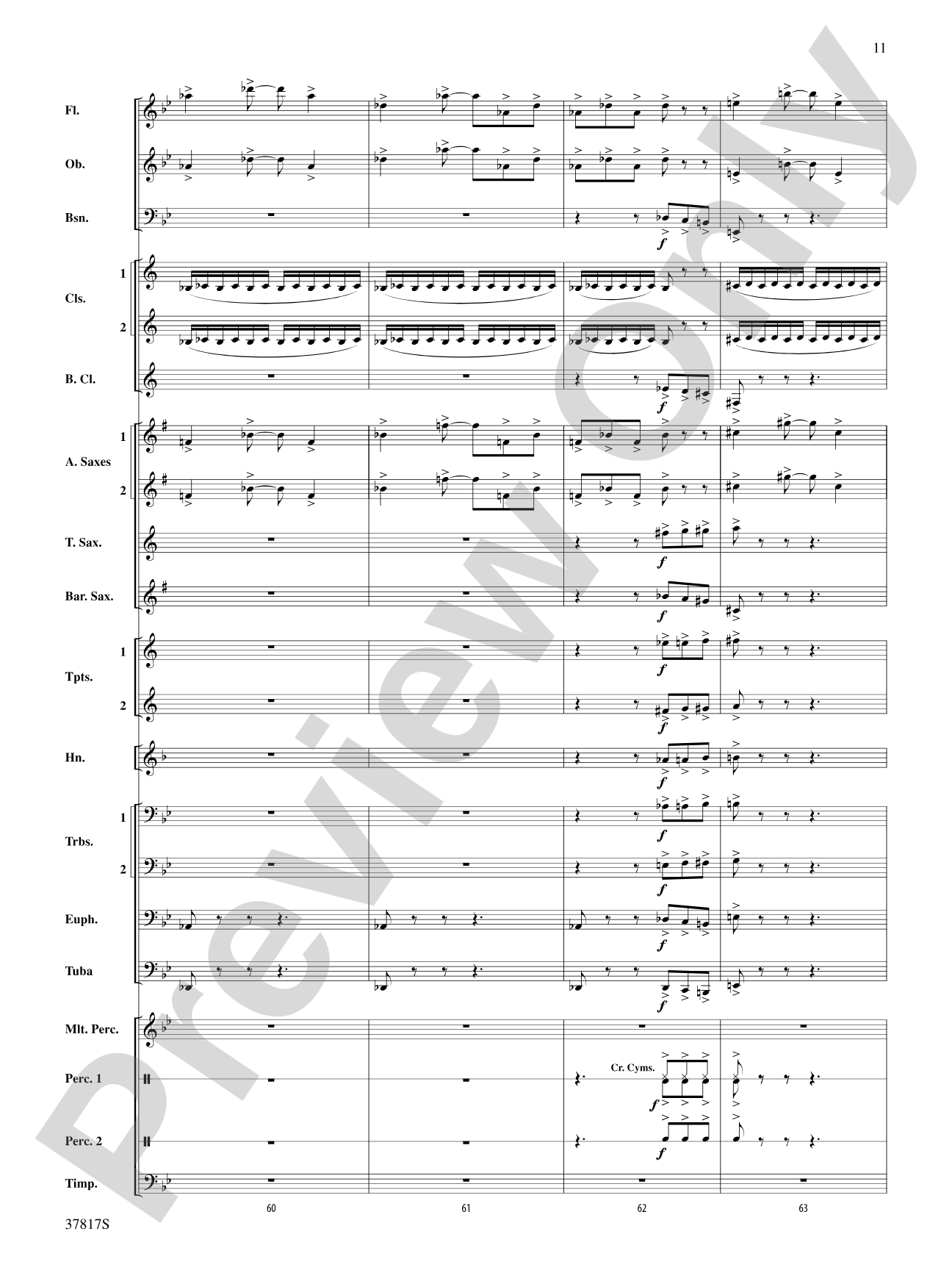 La Tregenda: Concert Band Conductor Score & Parts