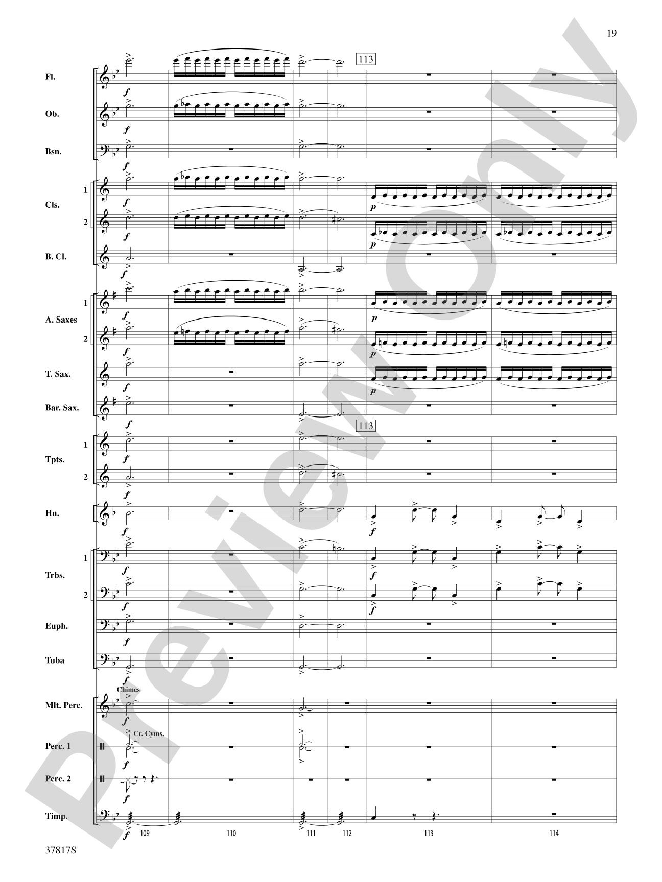 La Tregenda: Concert Band Conductor Score & Parts