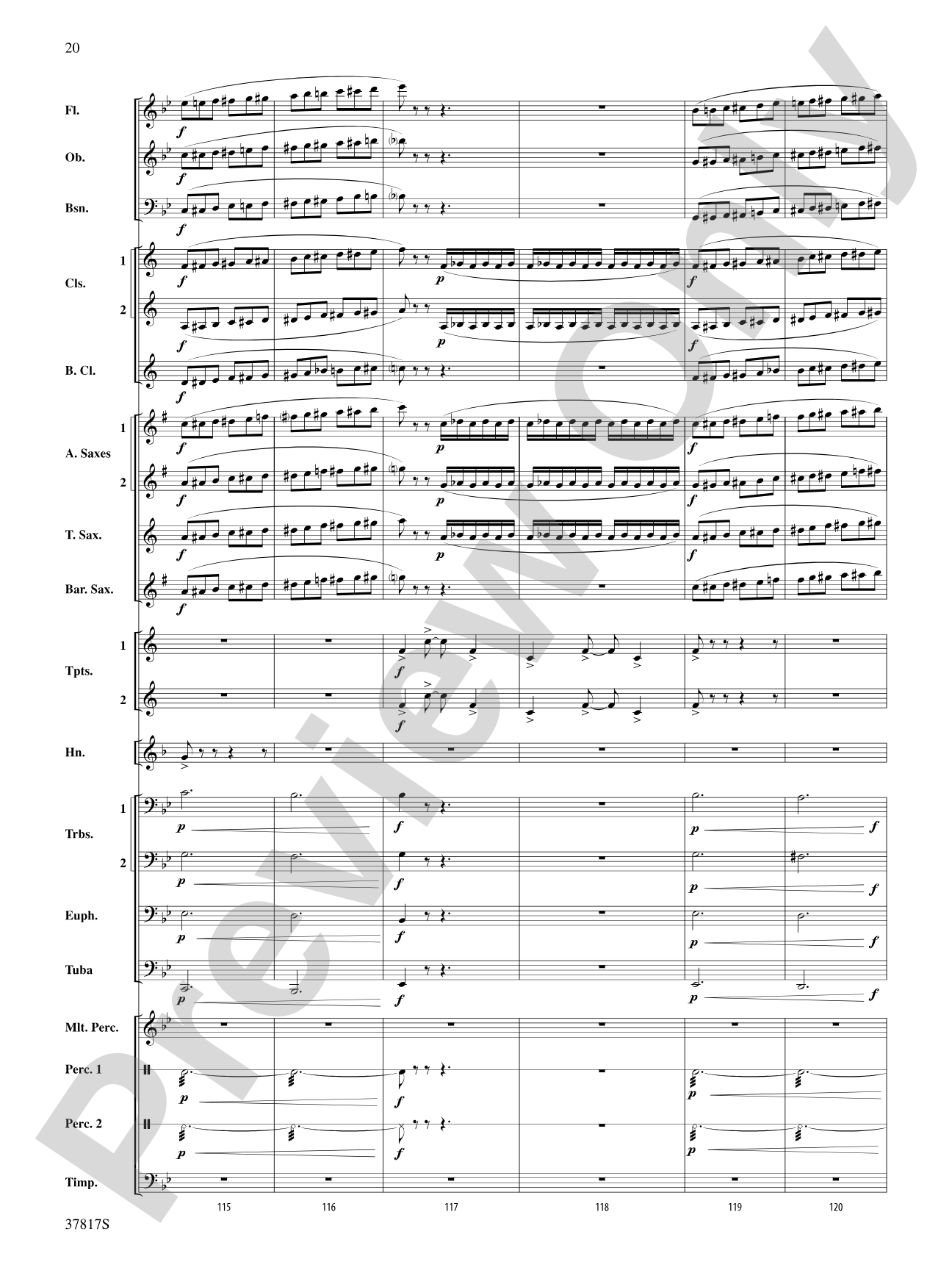 La Tregenda: Concert Band Conductor Score & Parts