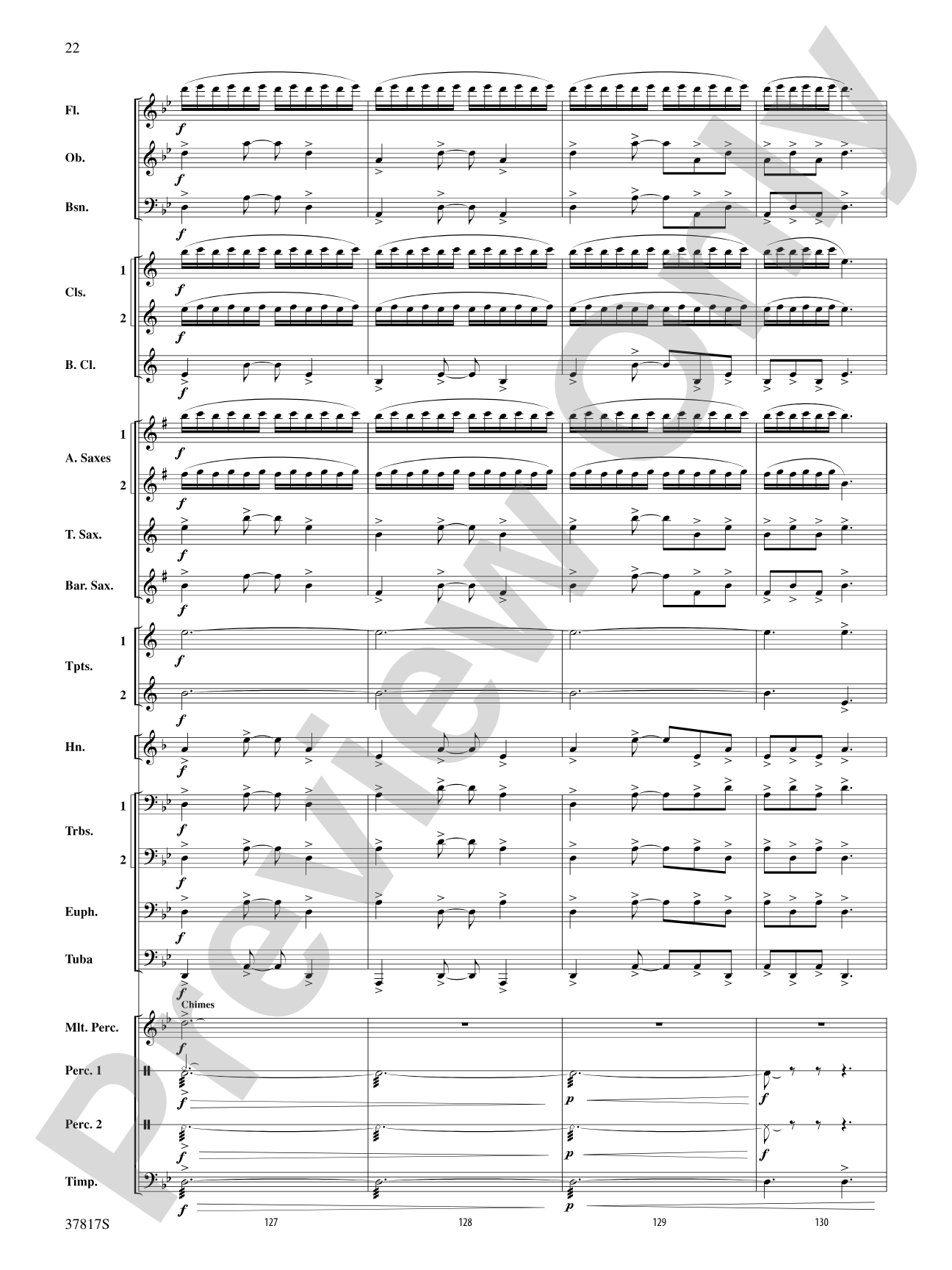 La Tregenda: Concert Band Conductor Score & Parts