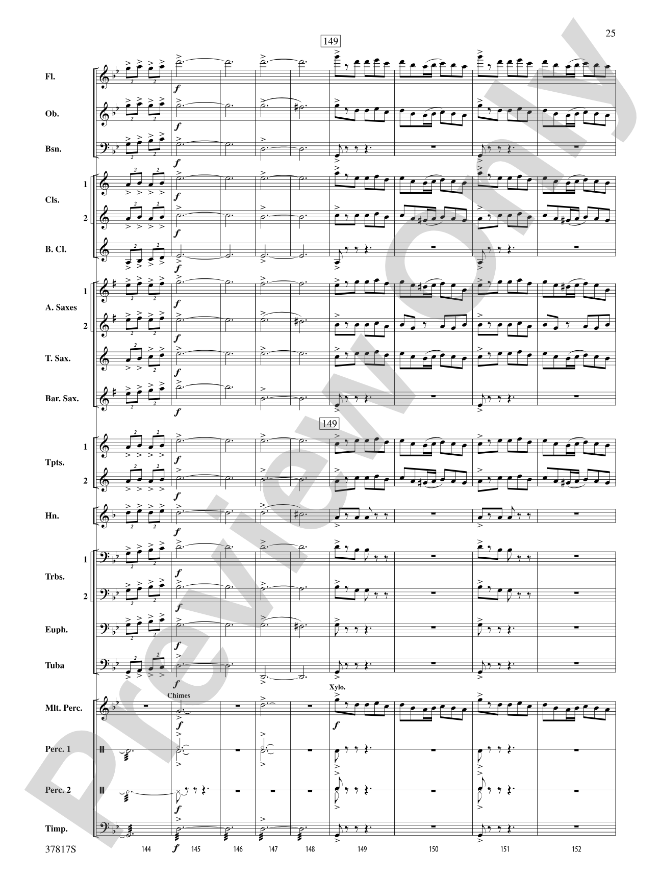 La Tregenda: Concert Band Conductor Score & Parts