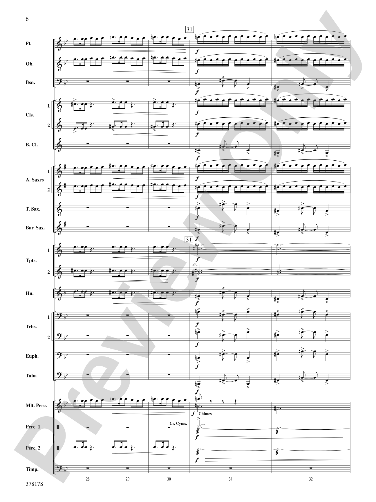 La Tregenda: Concert Band Conductor Score & Parts