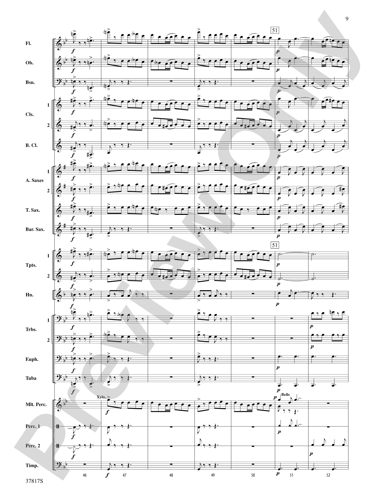 La Tregenda: Concert Band Conductor Score & Parts