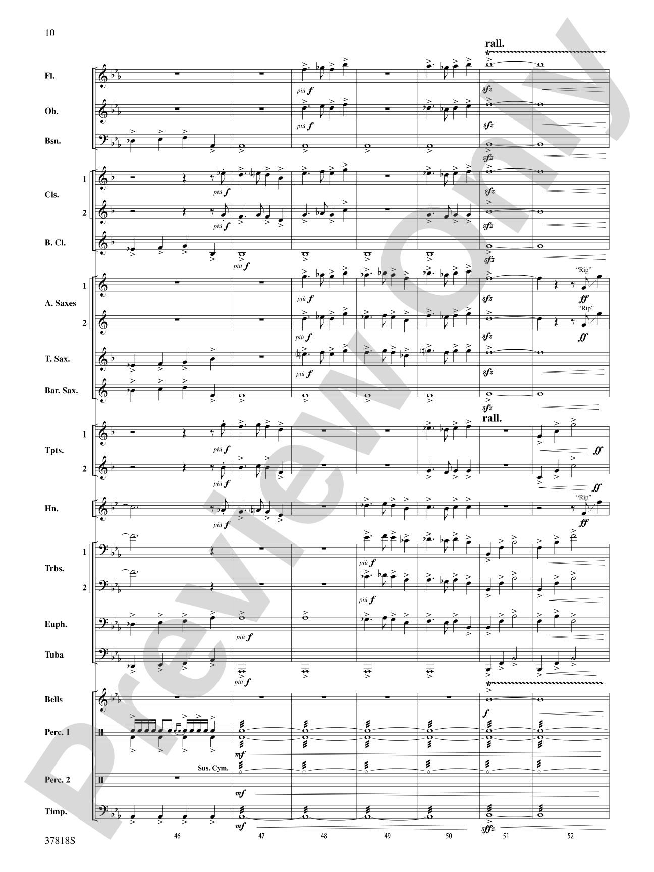 Lost in the Crystal Cave: Concert Band Conductor Score & Parts