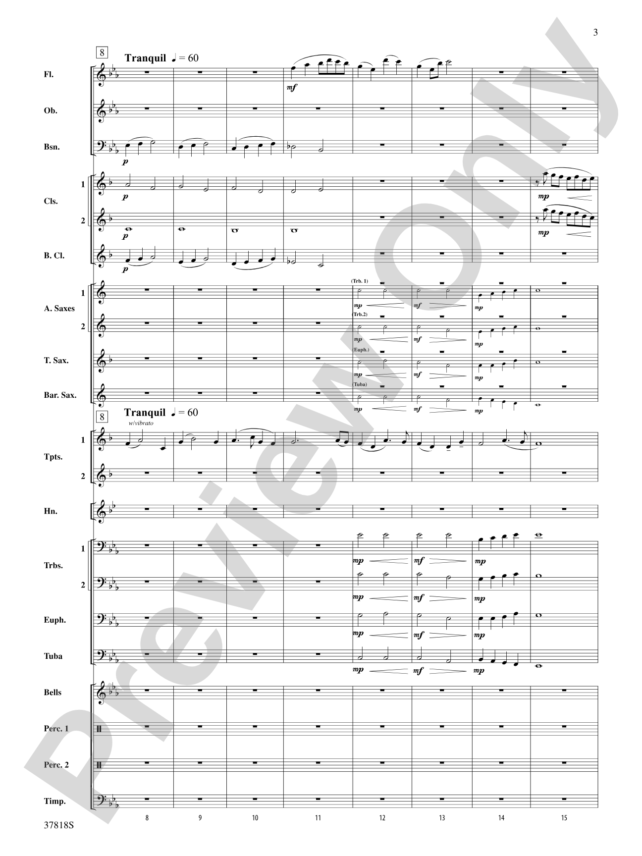 Lost in the Crystal Cave: Concert Band Conductor Score & Parts