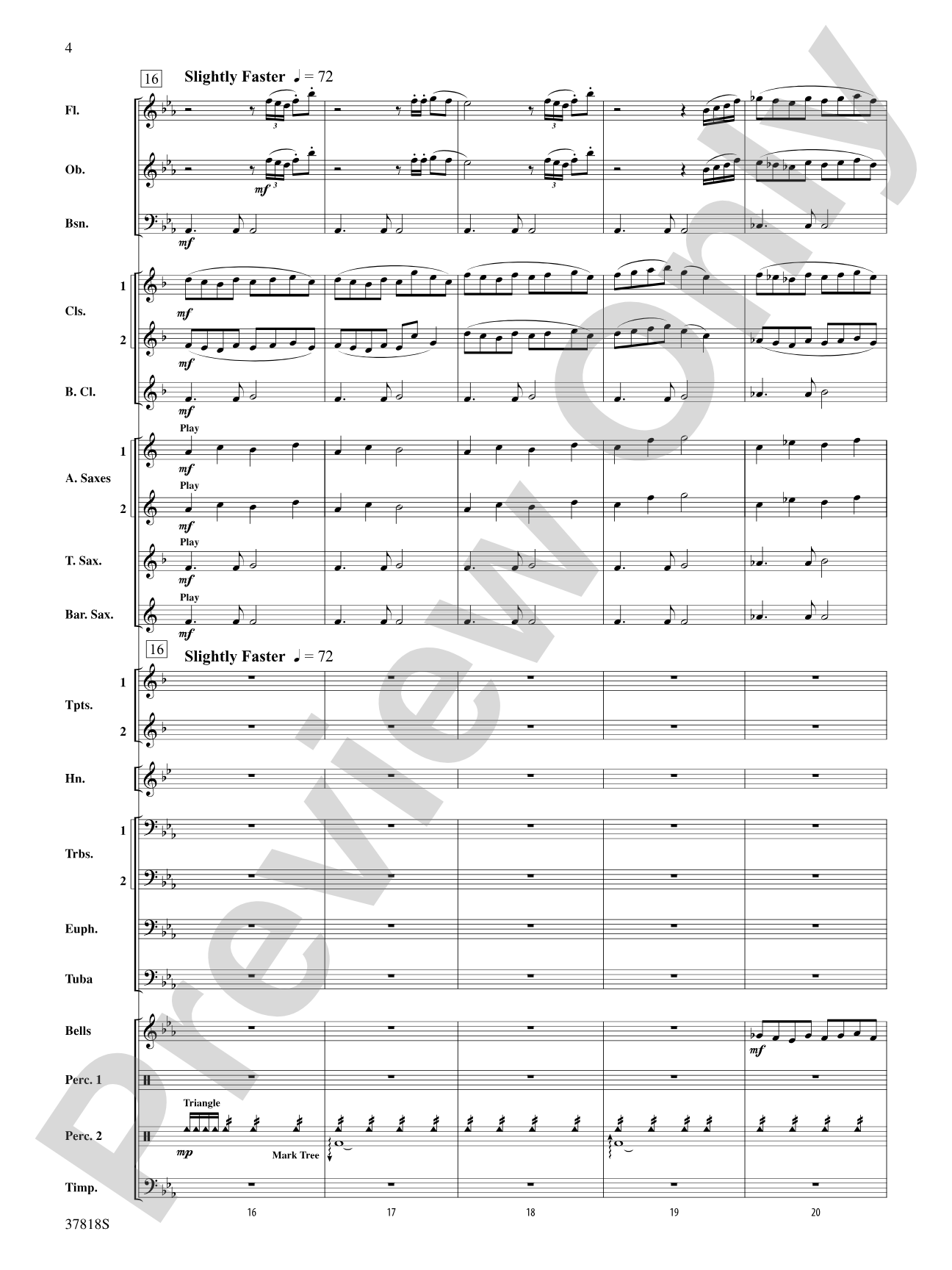 Lost in the Crystal Cave: Concert Band Conductor Score & Parts