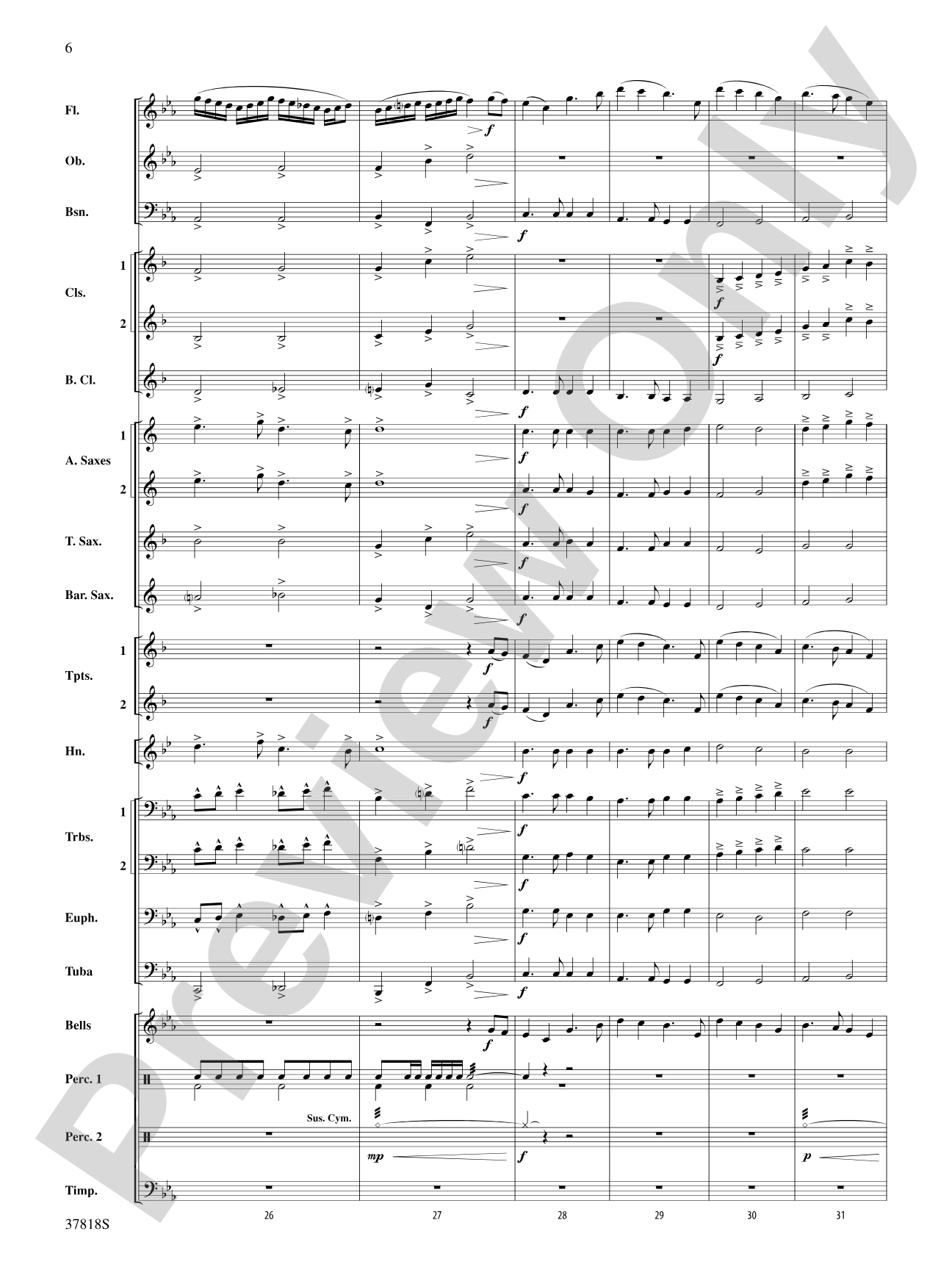 Lost in the Crystal Cave: Concert Band Conductor Score & Parts