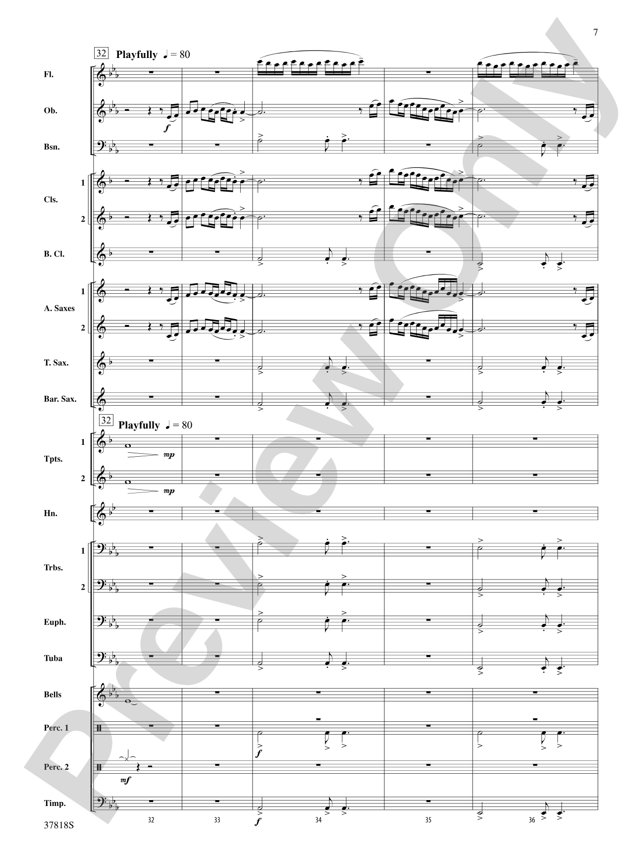 Lost in the Crystal Cave: Concert Band Conductor Score & Parts