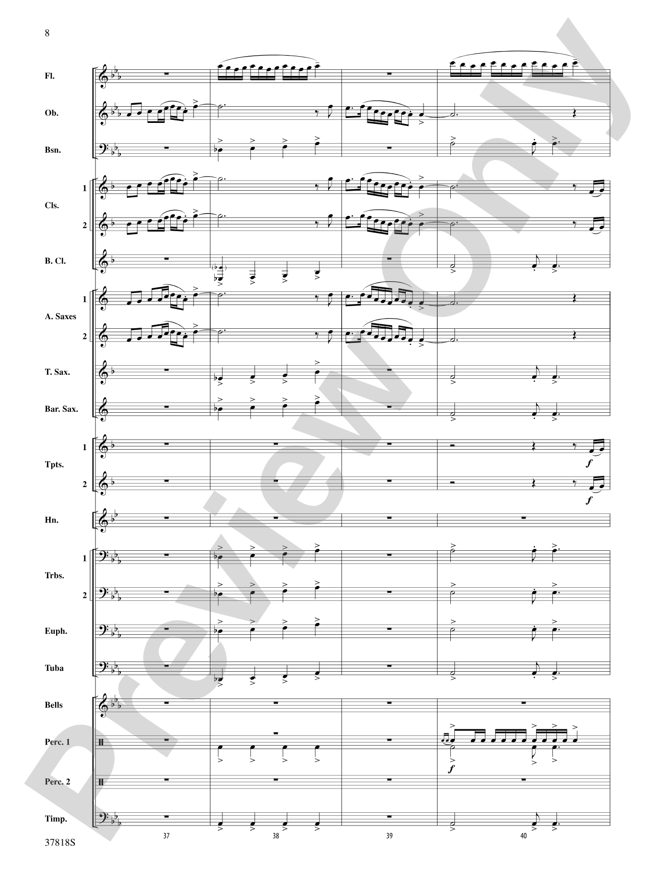 Lost in the Crystal Cave: Concert Band Conductor Score & Parts