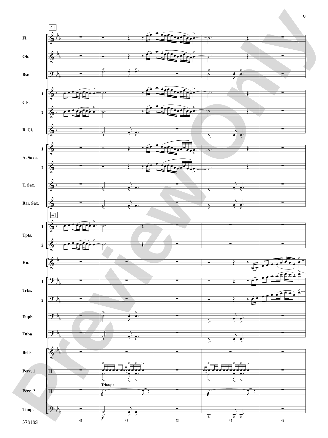 Lost in the Crystal Cave: Concert Band Conductor Score & Parts