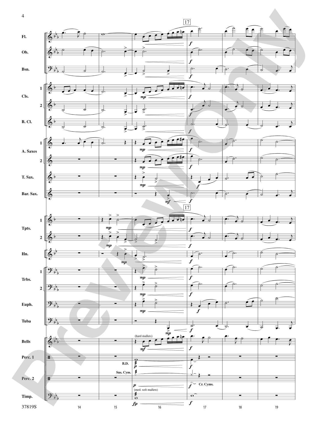 A Mother's Love: Concert Band Conductor Score & Parts