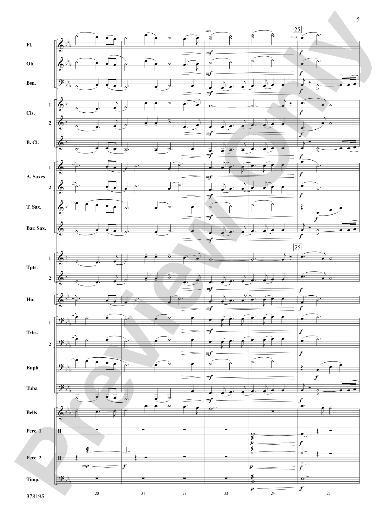 A Mother's Love: Concert Band Conductor Score & Parts