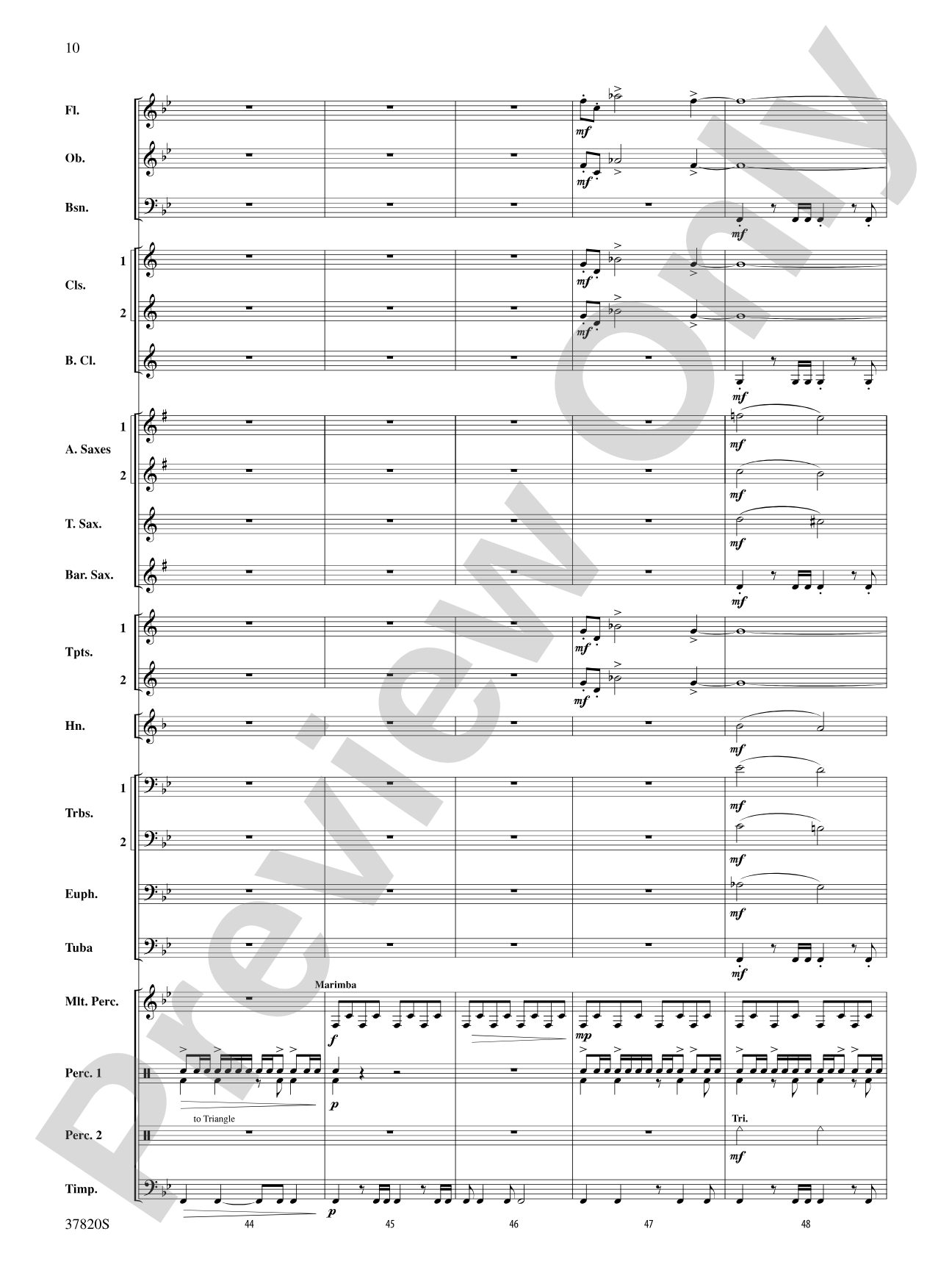 Wings: Concert Band Conductor Score & Parts