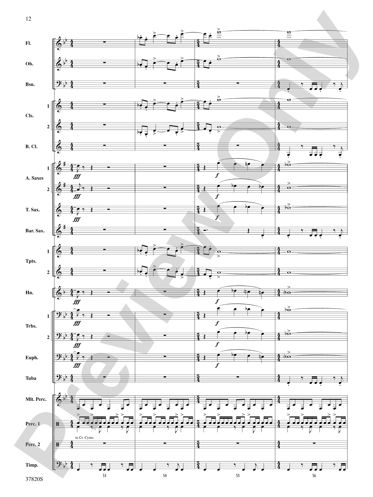 Wings: Concert Band Conductor Score & Parts