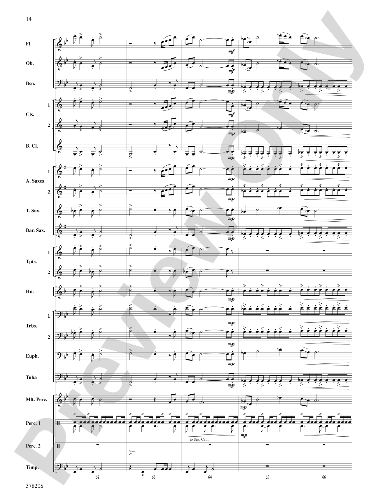 Wings: Concert Band Conductor Score & Parts