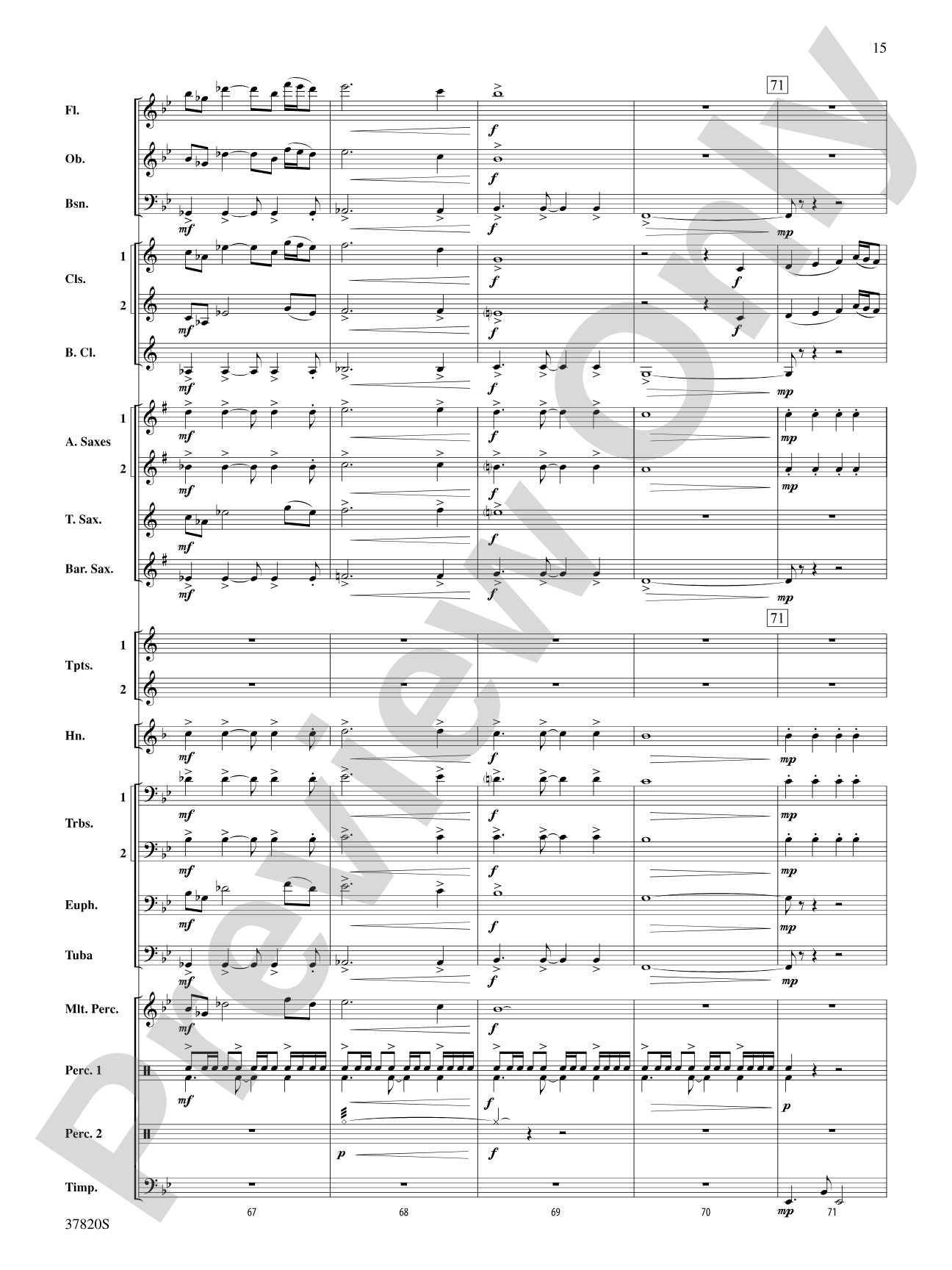 Wings: Concert Band Conductor Score & Parts