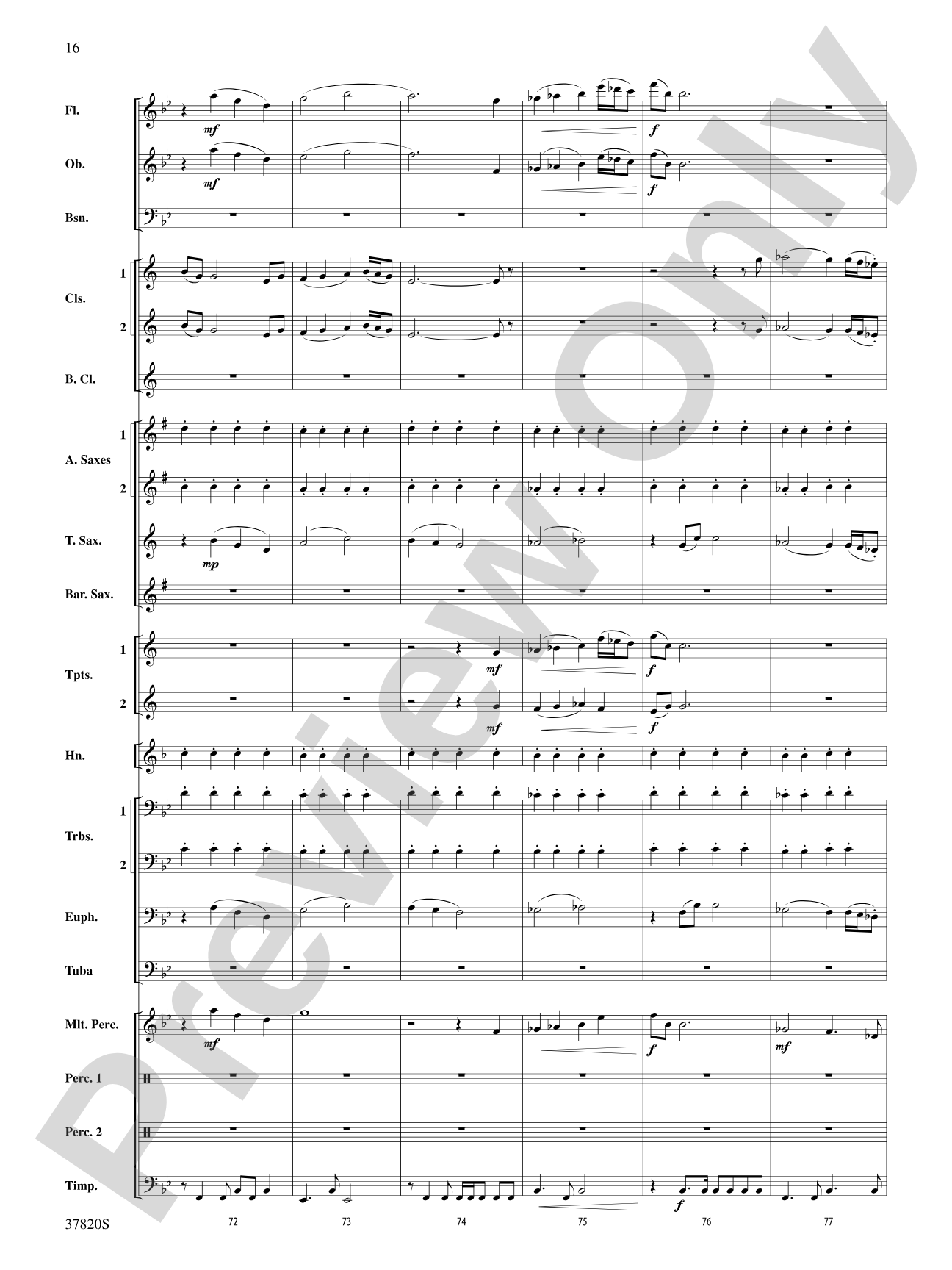 Wings: Concert Band Conductor Score & Parts