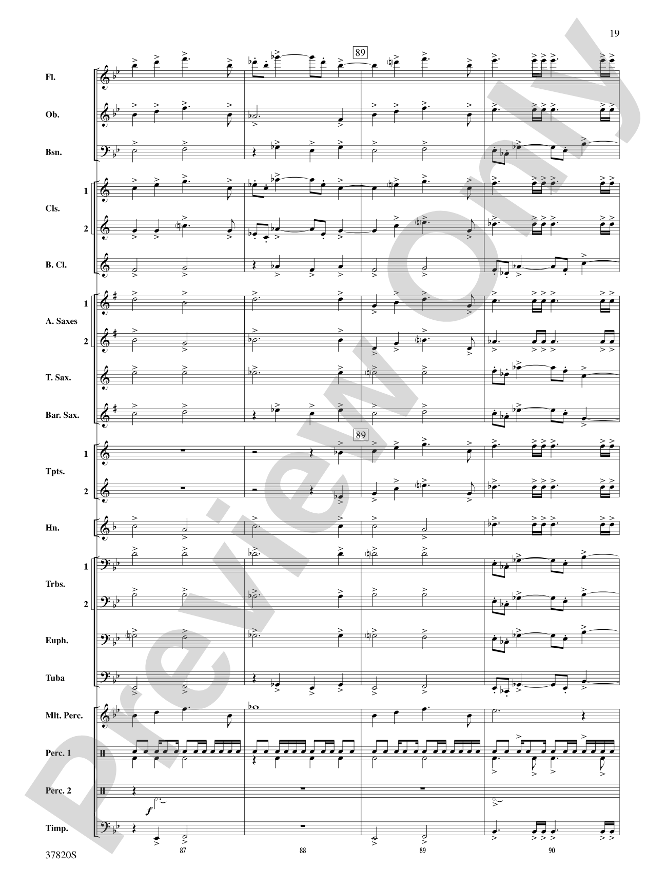 Wings: Concert Band Conductor Score & Parts