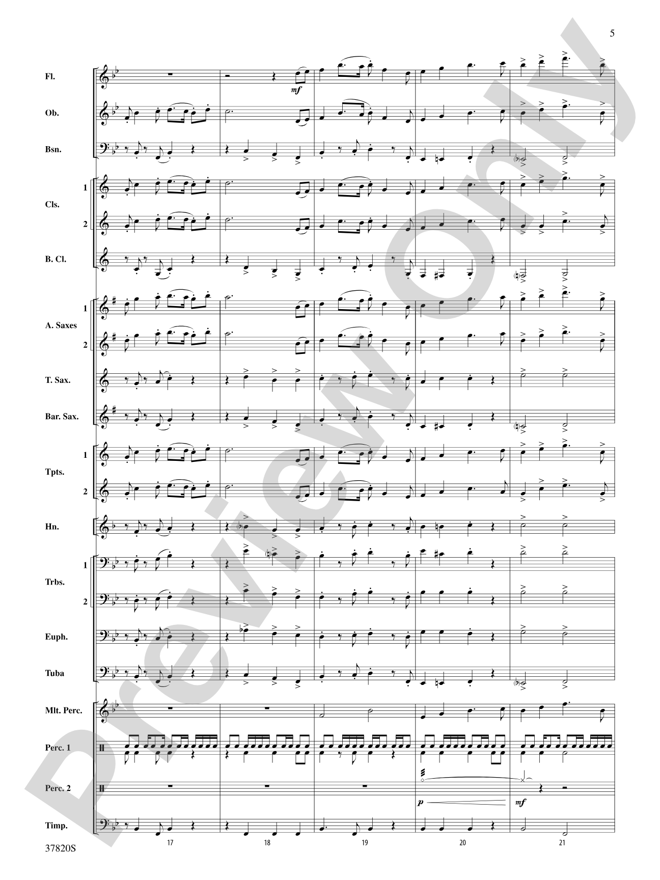 Wings: Concert Band Conductor Score & Parts