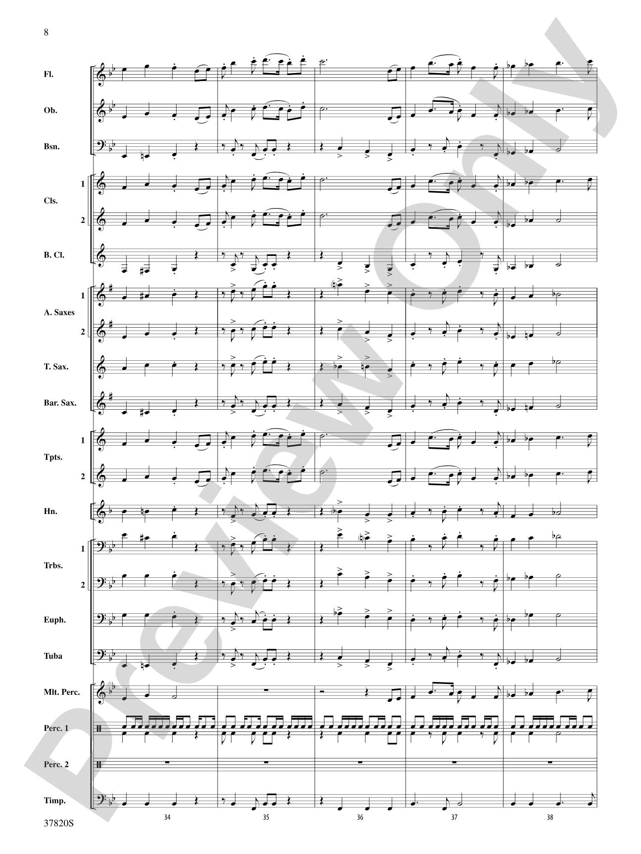 Wings: Concert Band Conductor Score & Parts