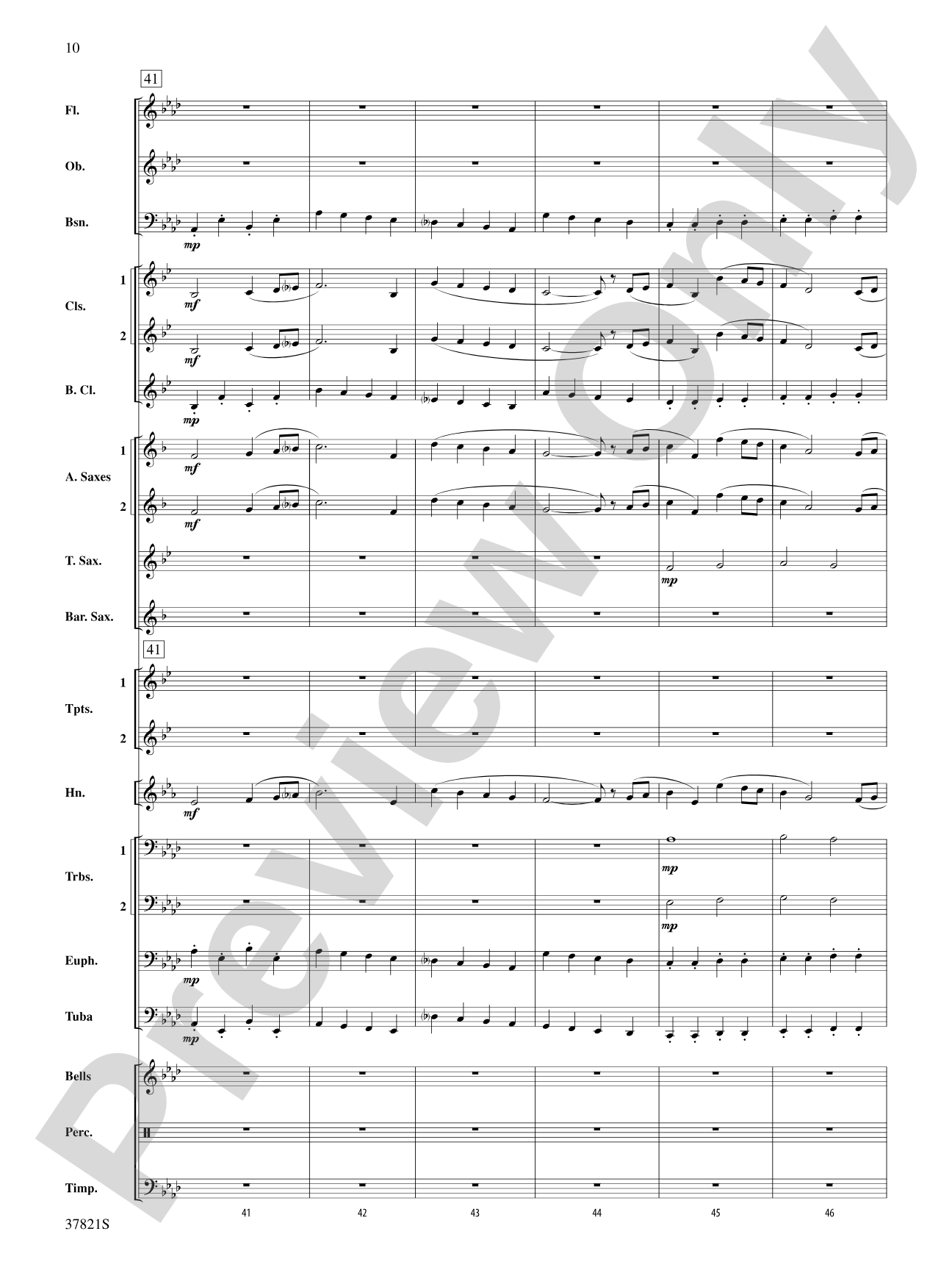 Blalock Canyon March: Concert Band Conductor Score & Parts