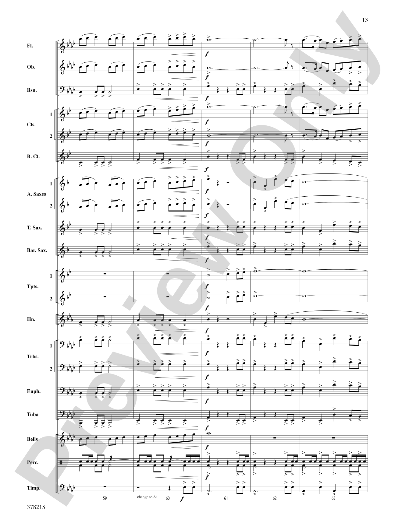Blalock Canyon March: Concert Band Conductor Score & Parts
