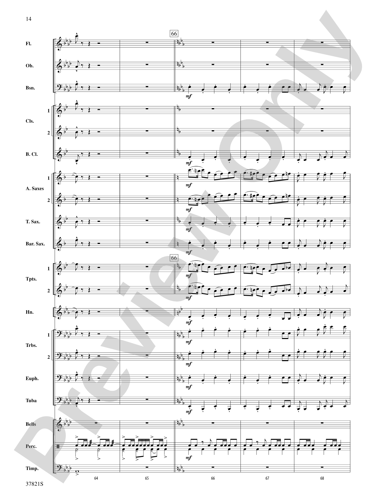 Blalock Canyon March: Concert Band Conductor Score & Parts