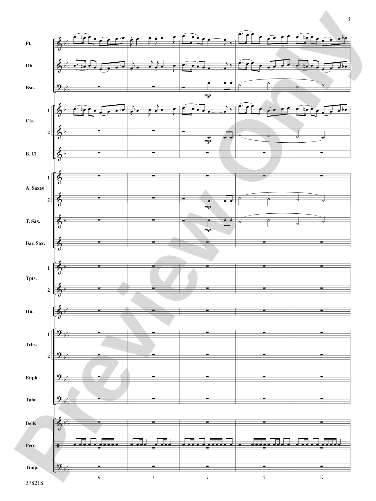 Blalock Canyon March: Concert Band Conductor Score & Parts