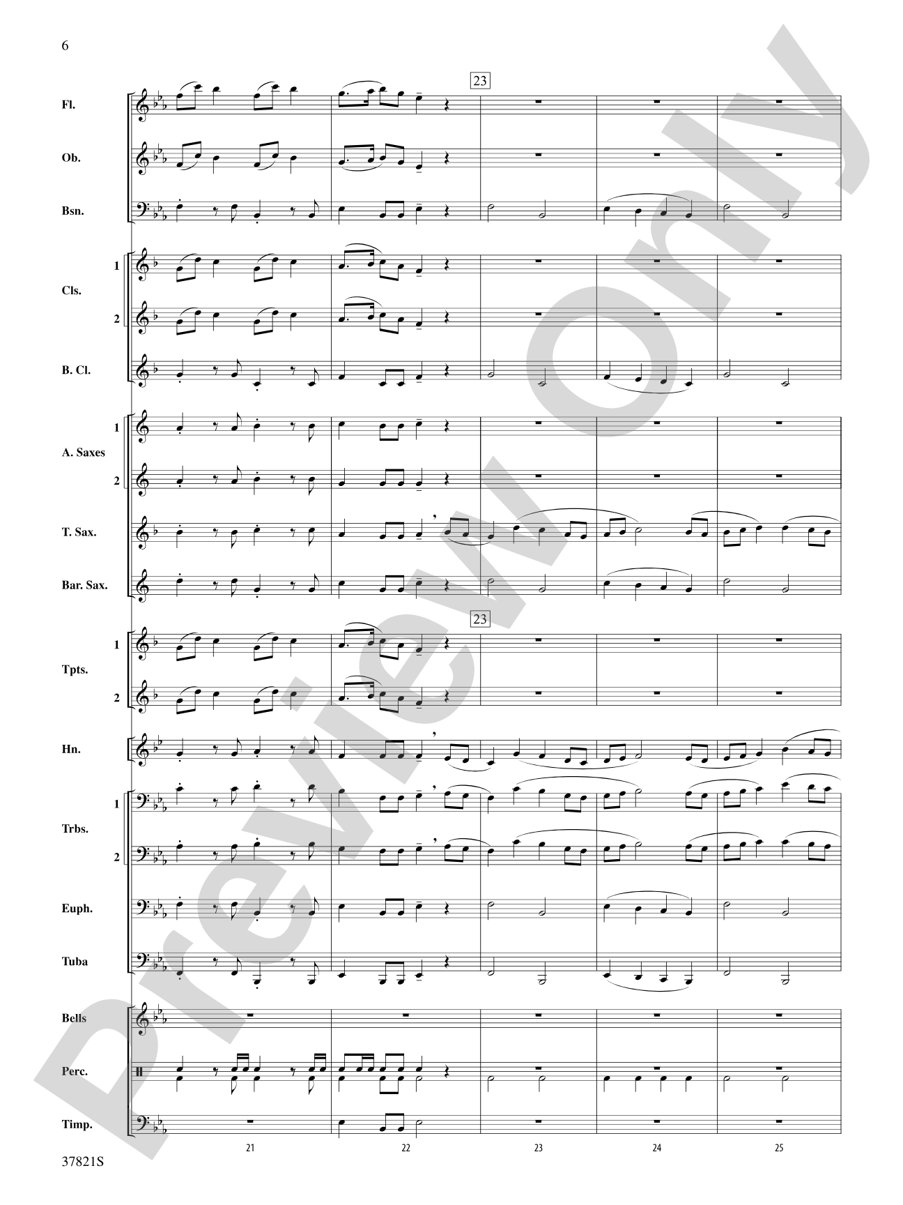 Blalock Canyon March: Concert Band Conductor Score & Parts