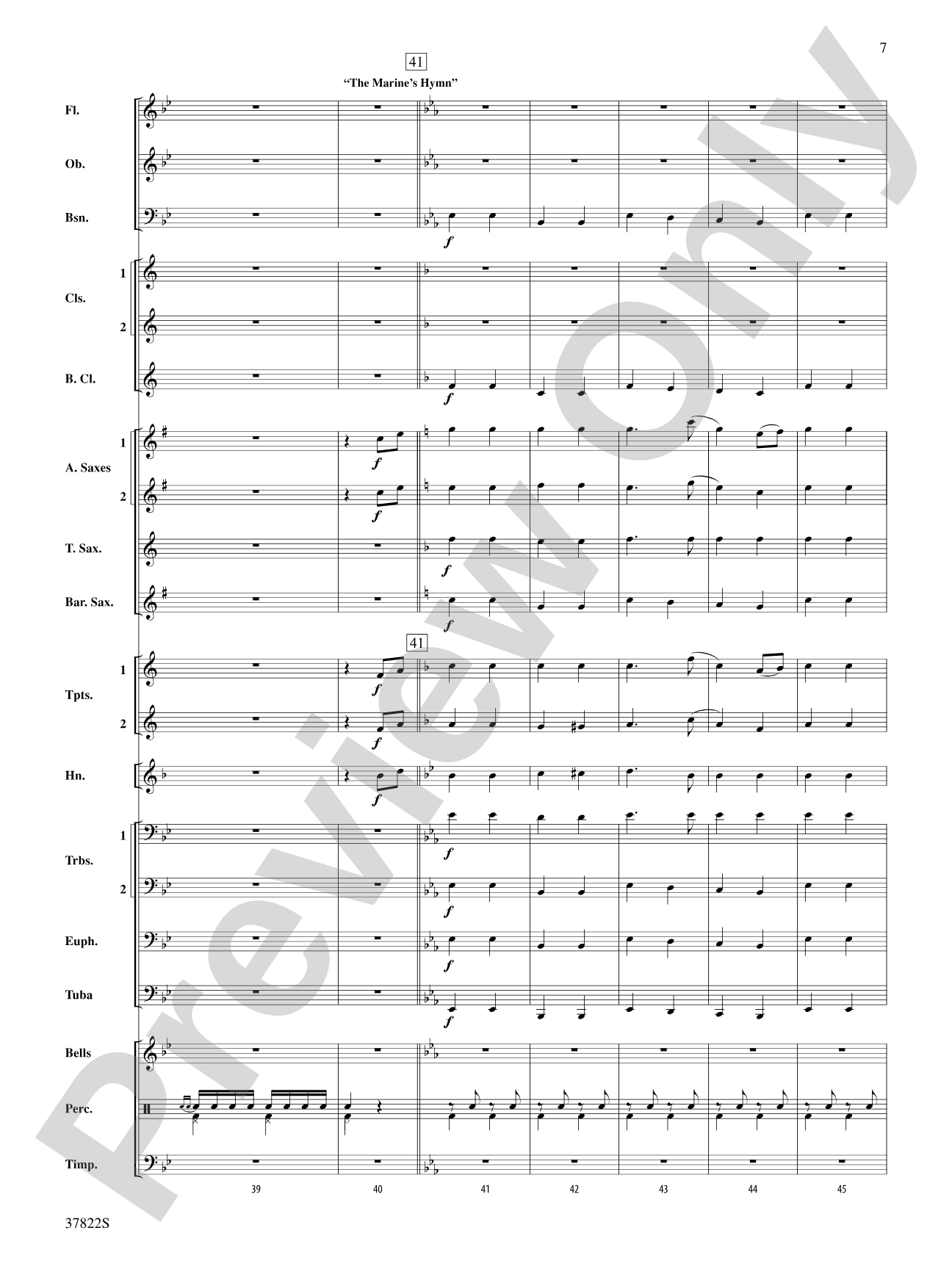A Patriotic Day: Concert Band Conductor Score & Parts