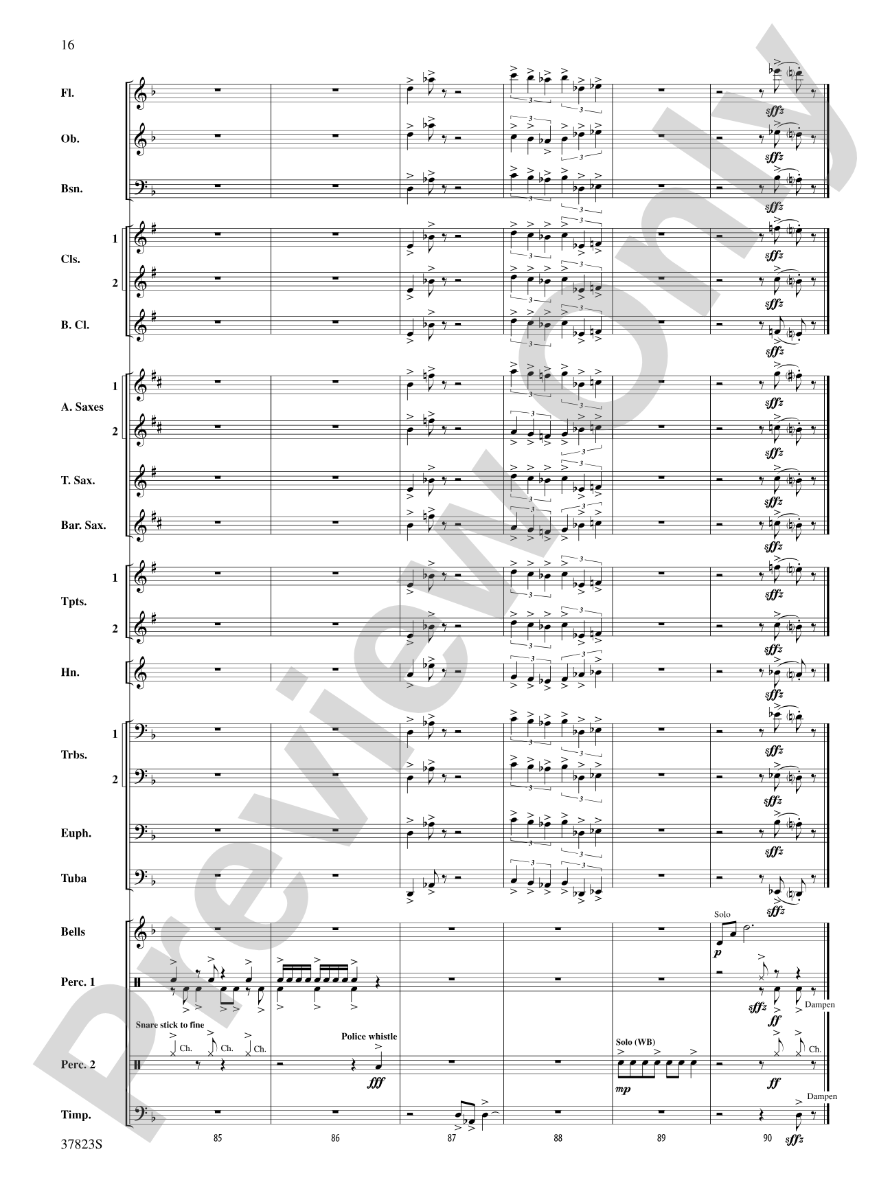 Cut to the Chase: Concert Band Conductor Score & Parts