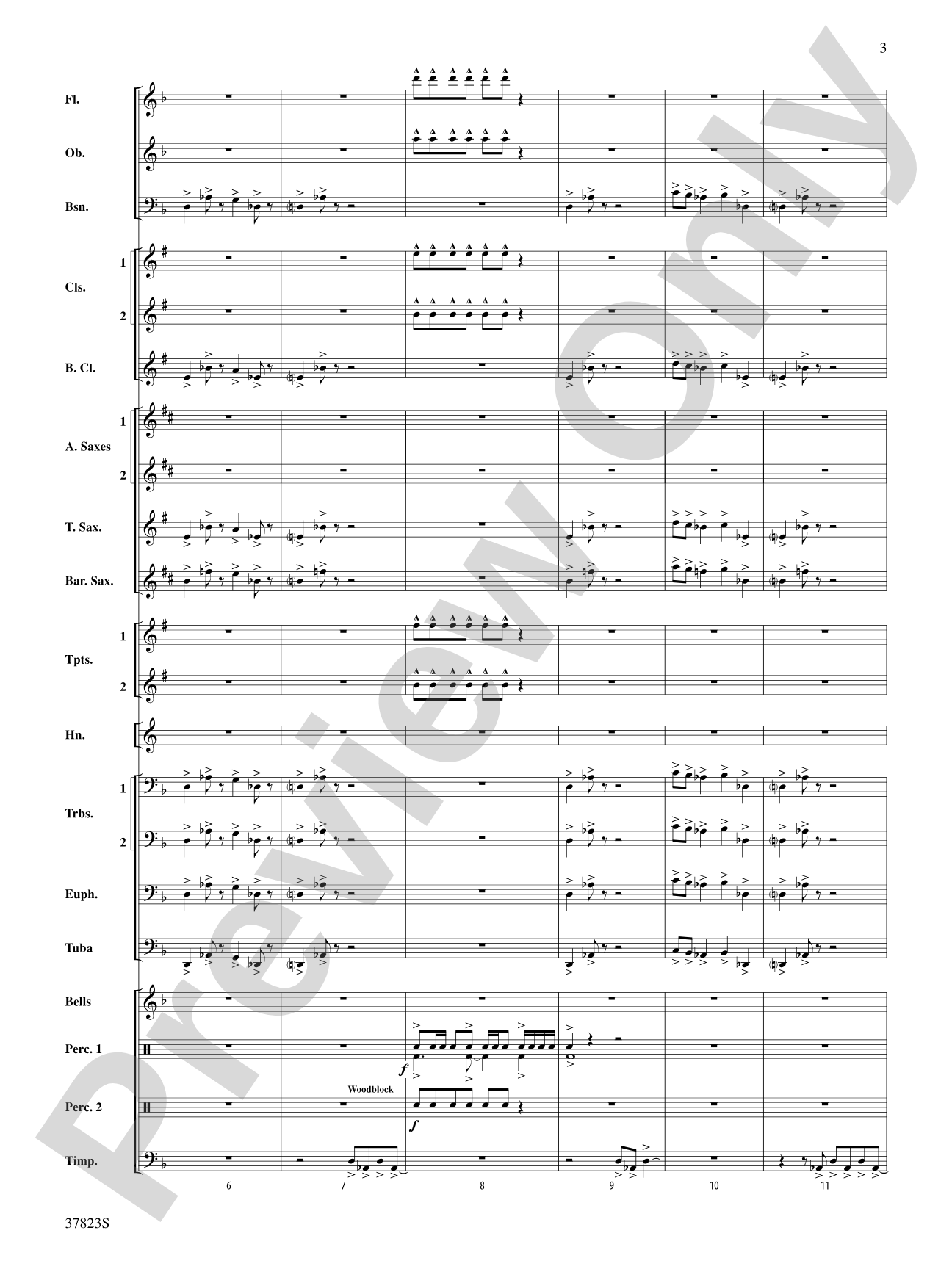 Cut to the Chase: Concert Band Conductor Score & Parts