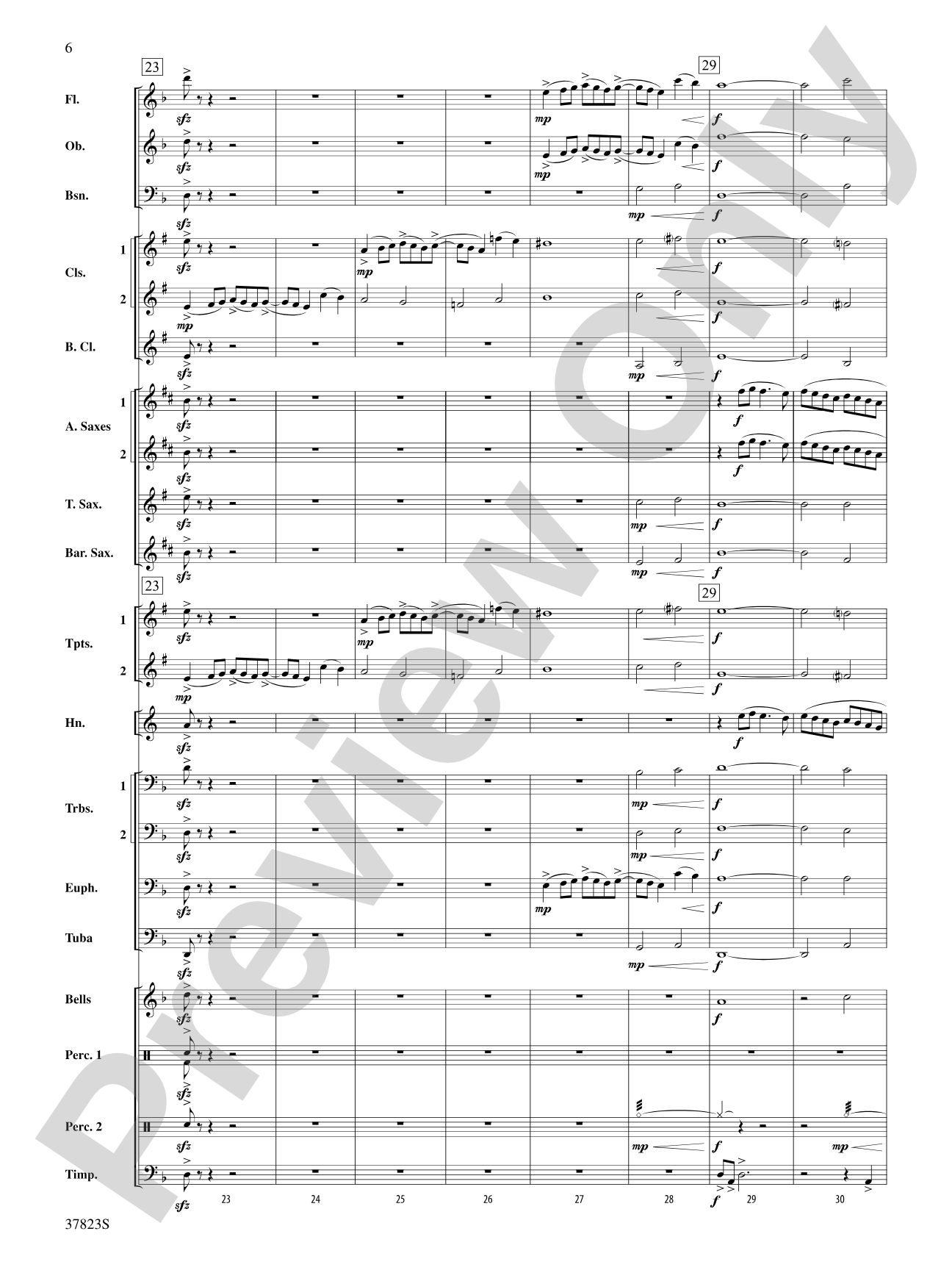 Cut to the Chase: Concert Band Conductor Score & Parts