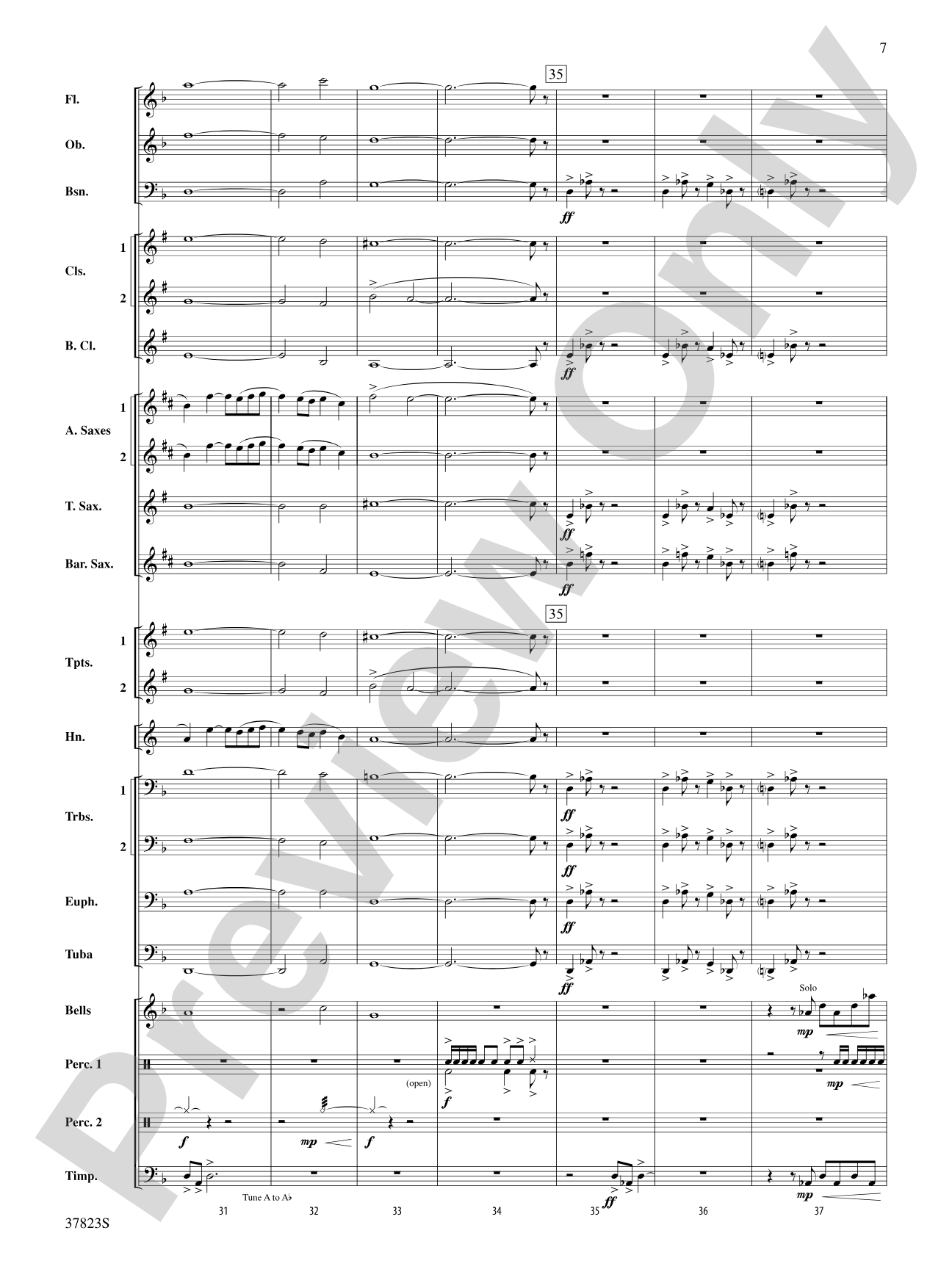 Cut to the Chase: Concert Band Conductor Score & Parts