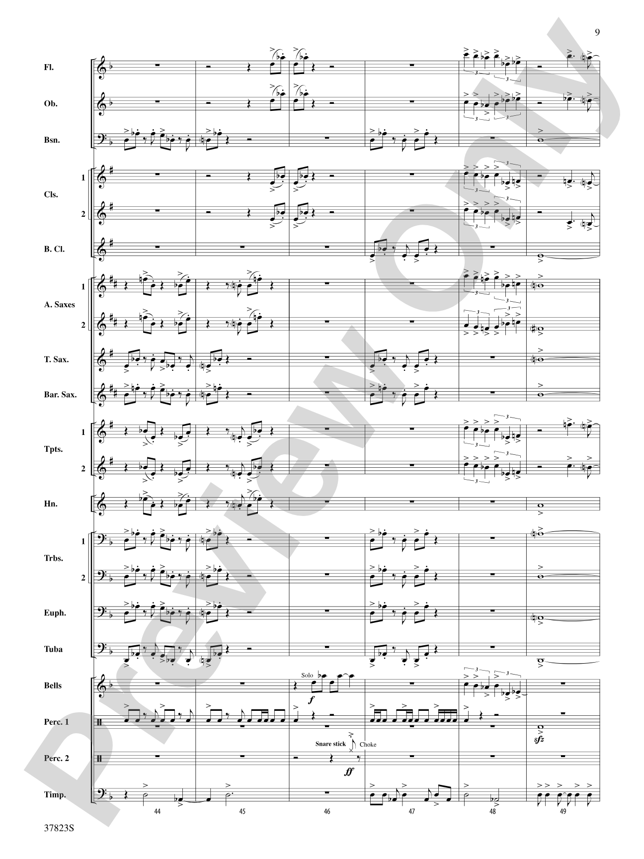 Cut to the Chase: Concert Band Conductor Score & Parts