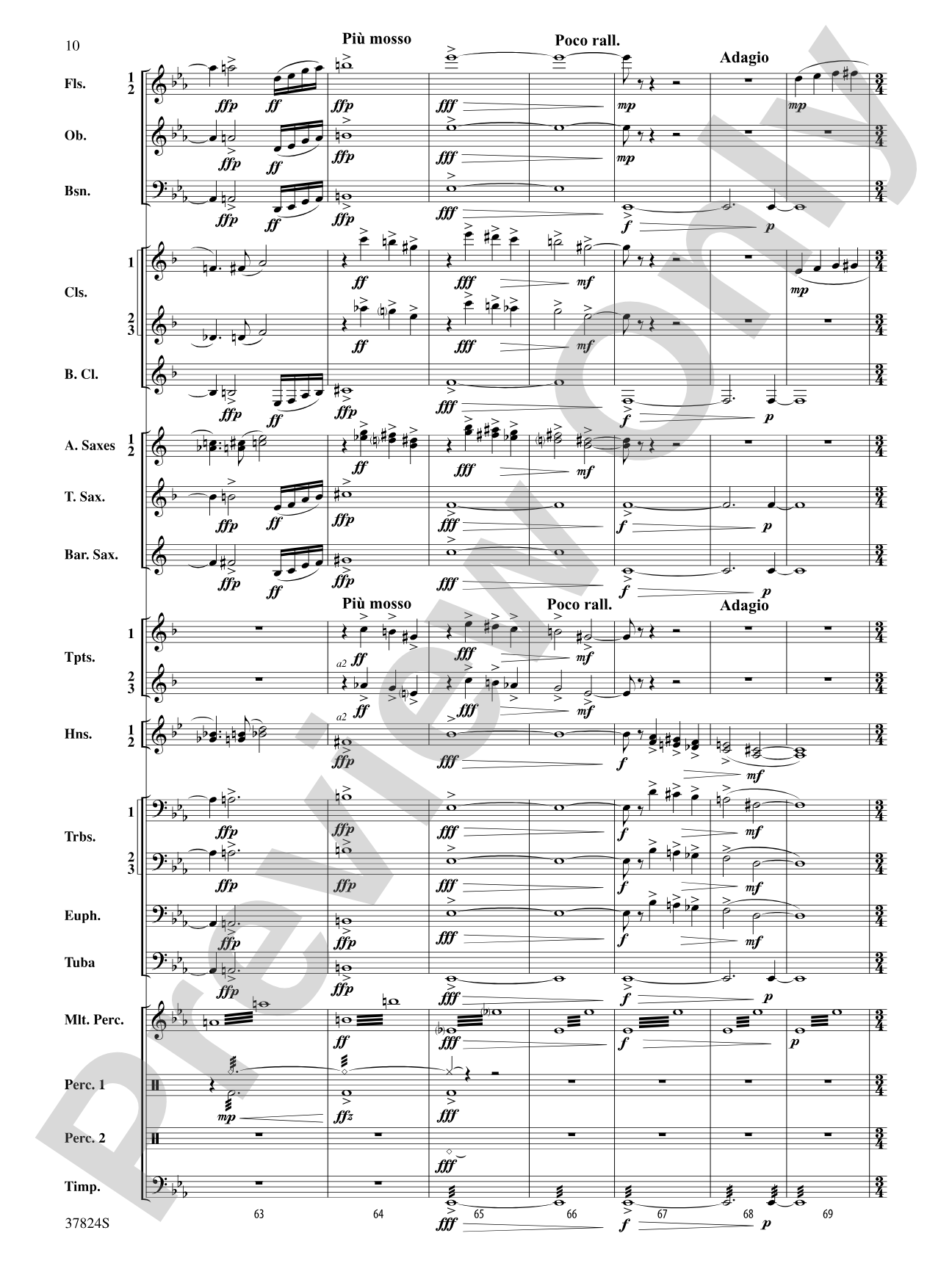 Shadows of the Equinox: Concert Band Conductor Score & Parts