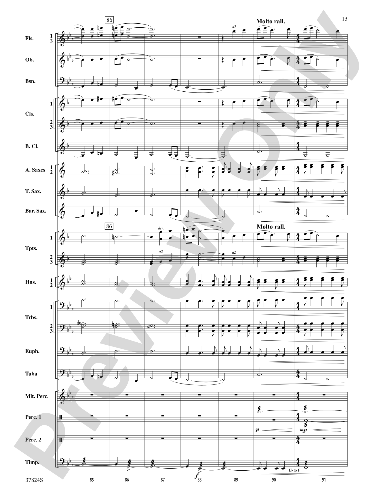 Shadows of the Equinox: Concert Band Conductor Score & Parts