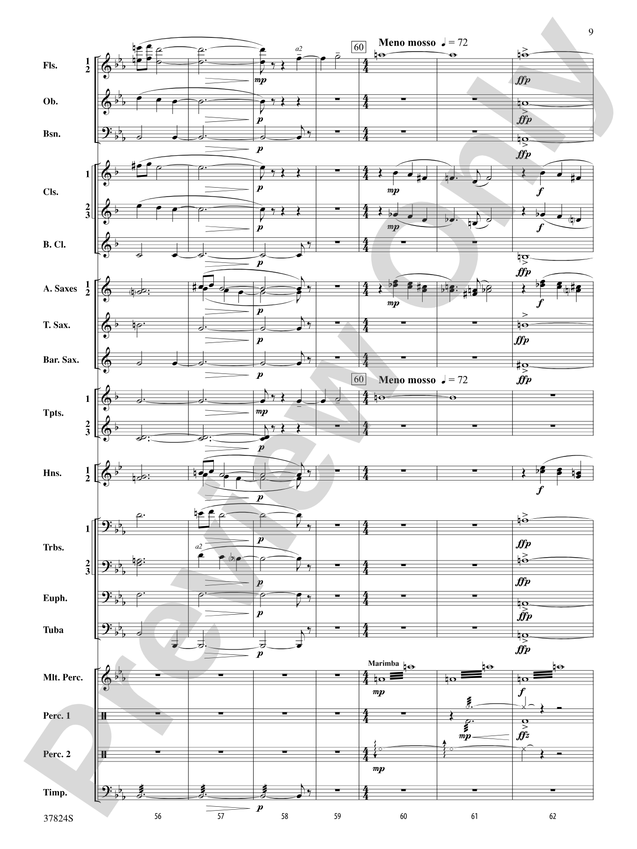 Shadows of the Equinox: Concert Band Conductor Score & Parts