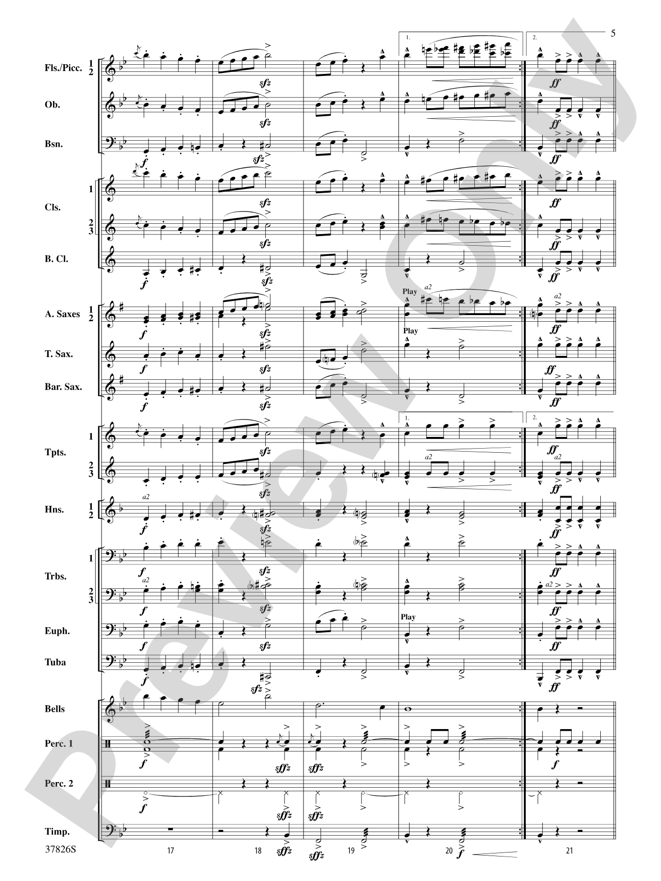 The Stormchasers: Concert Band Conductor Score & Parts