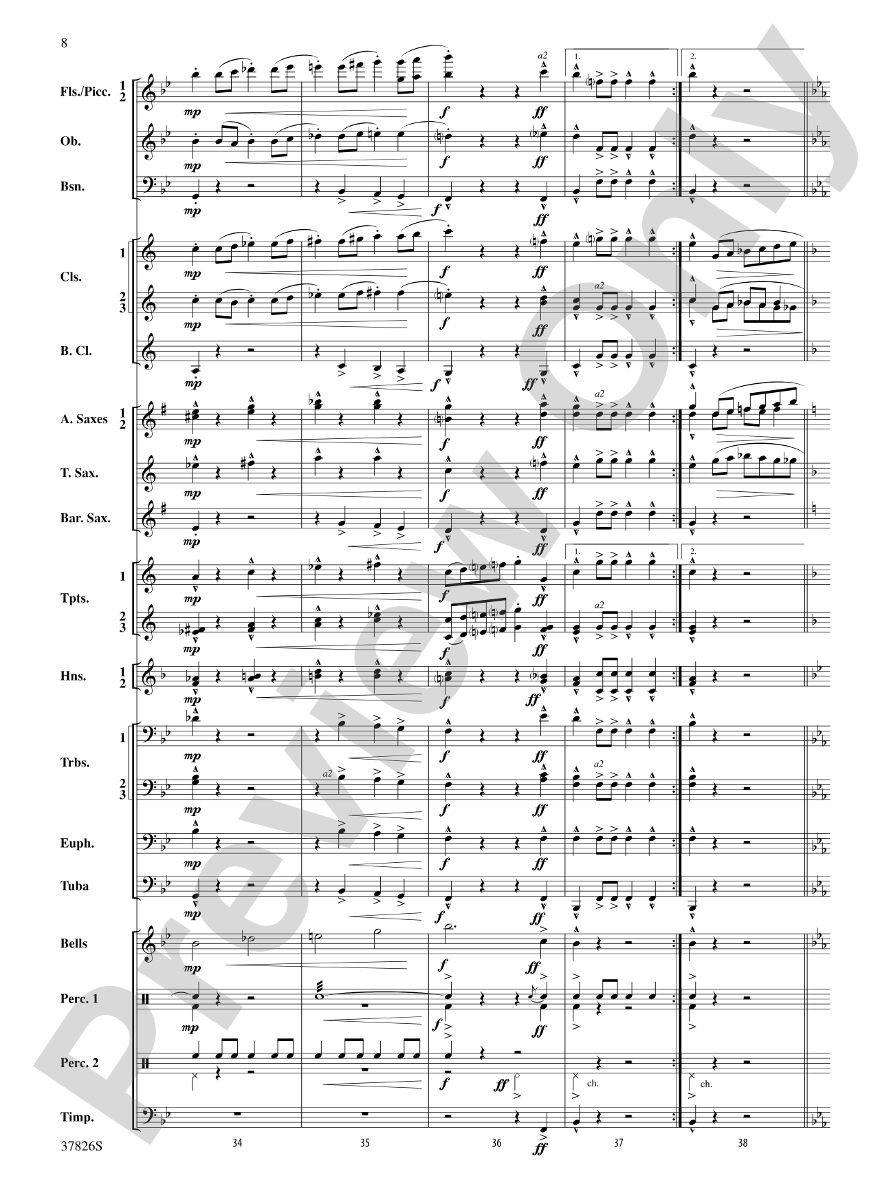 The Stormchasers: Concert Band Conductor Score & Parts