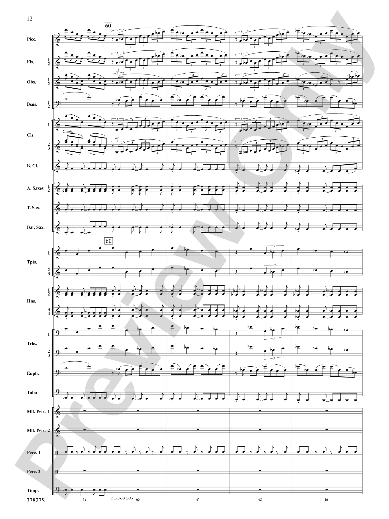 The Winged Stallion: Concert Band Conductor Score & Parts