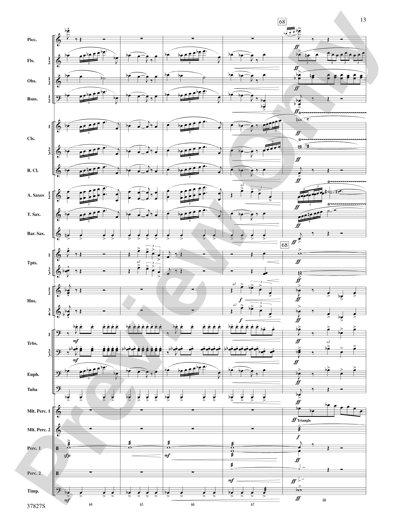 The Winged Stallion: Concert Band Conductor Score & Parts