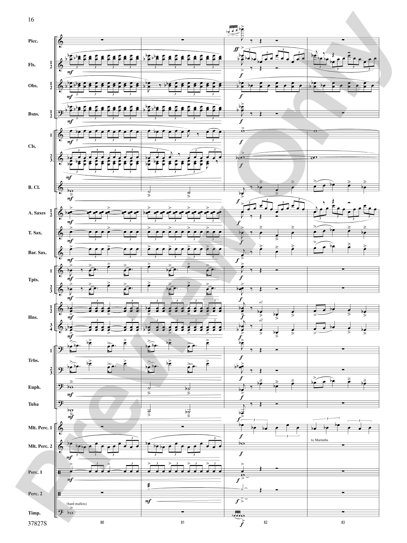 The Winged Stallion: Concert Band Conductor Score & Parts