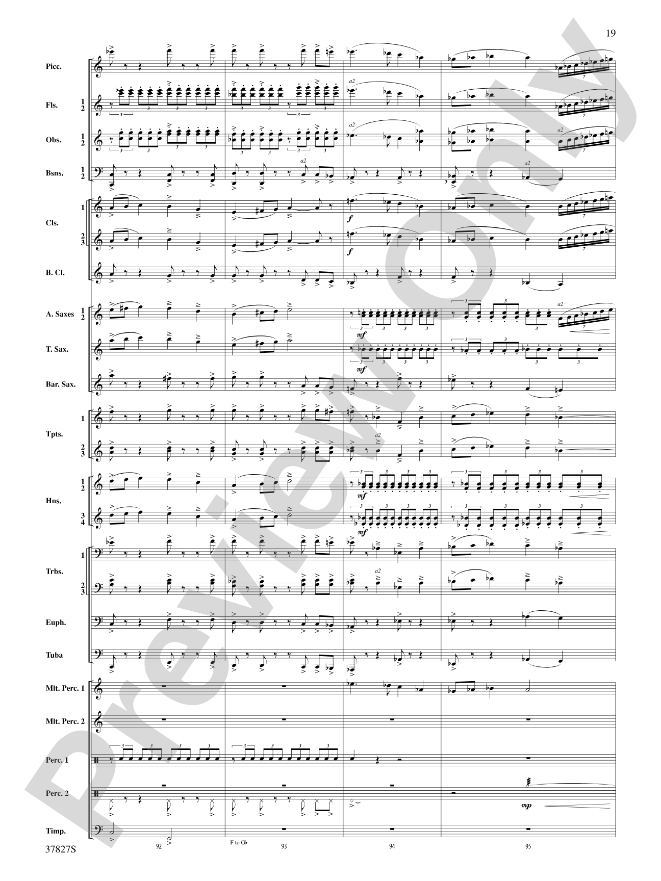 The Winged Stallion: Concert Band Conductor Score & Parts